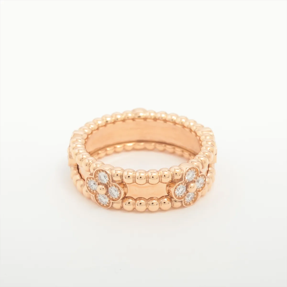 Perle Clover Diamond Ring 750(PG) 6.2g 48 JG197756 Distortion — view 2