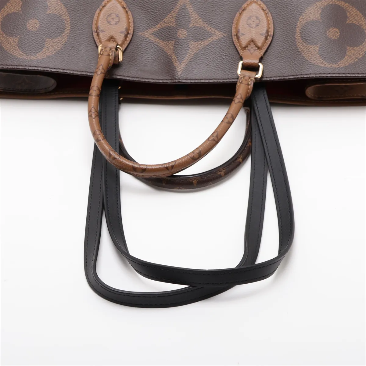 Giant Monogram Reverse OnTheGo GM M45320 DU2280 Brown (RFID detected) — view 5