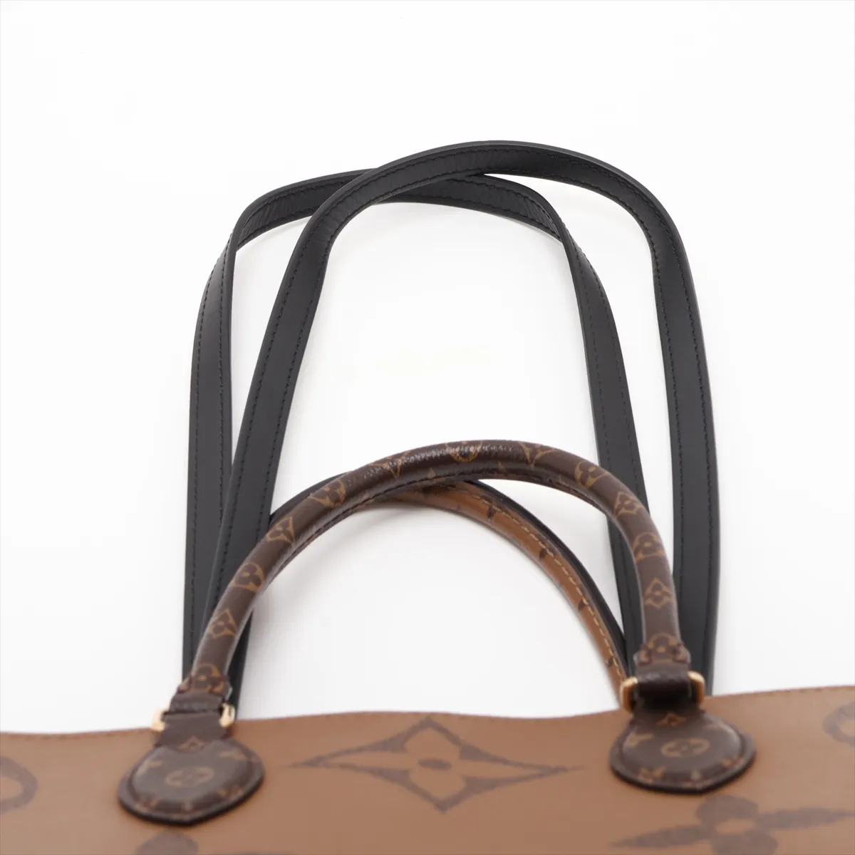 Giant Monogram Reverse OnTheGo GM M45320 DU2280 Brown (RFID detected) — view 6