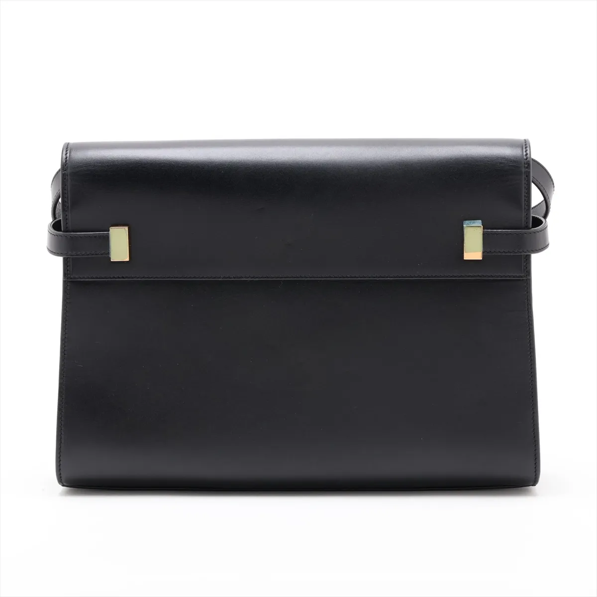 Manhattan 579271 Leather Shoulder Bag, Black — view 2