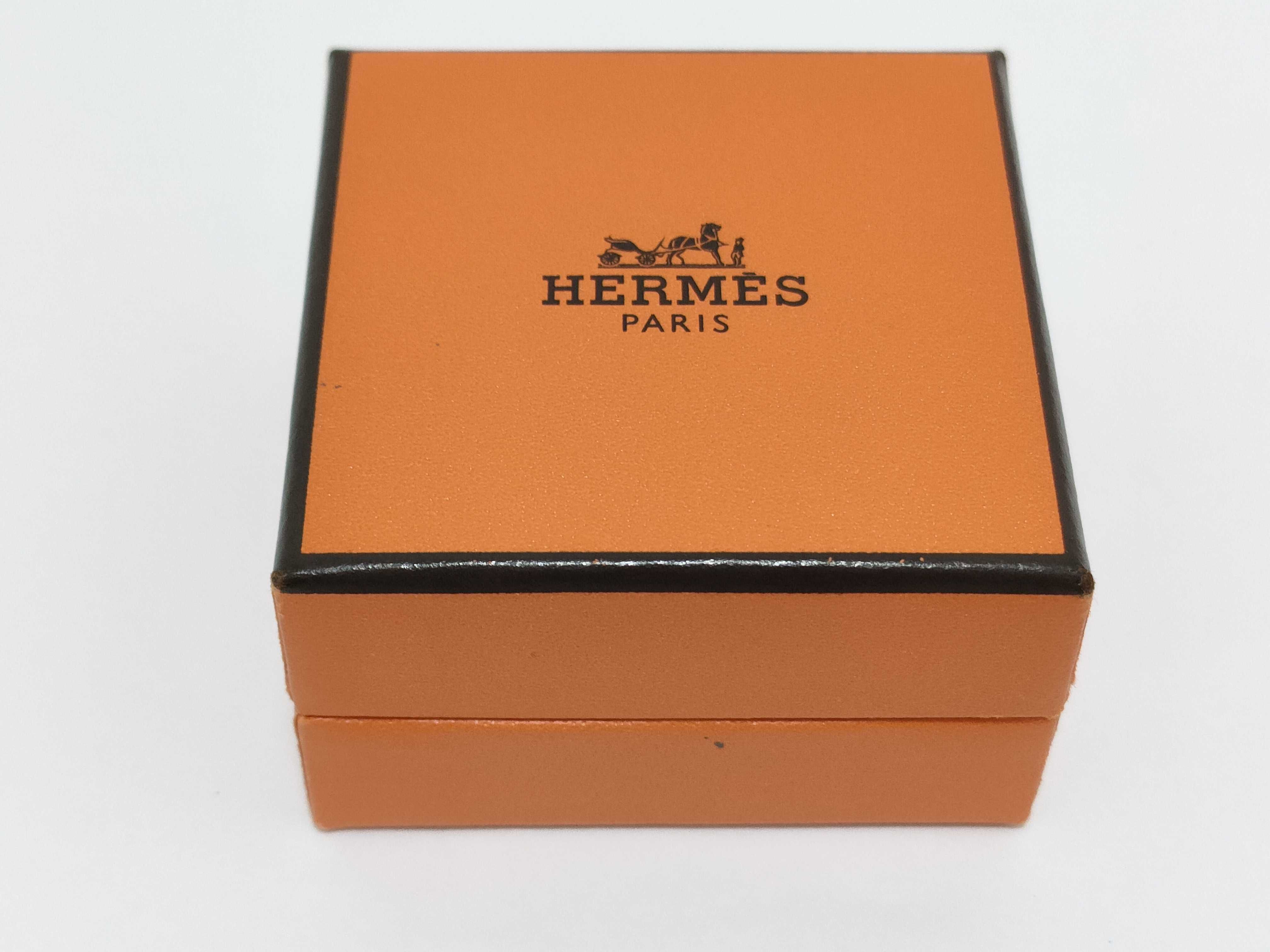 Eileen Earrings, Beige with Gold Hardware, Hermes Earrings — view 13