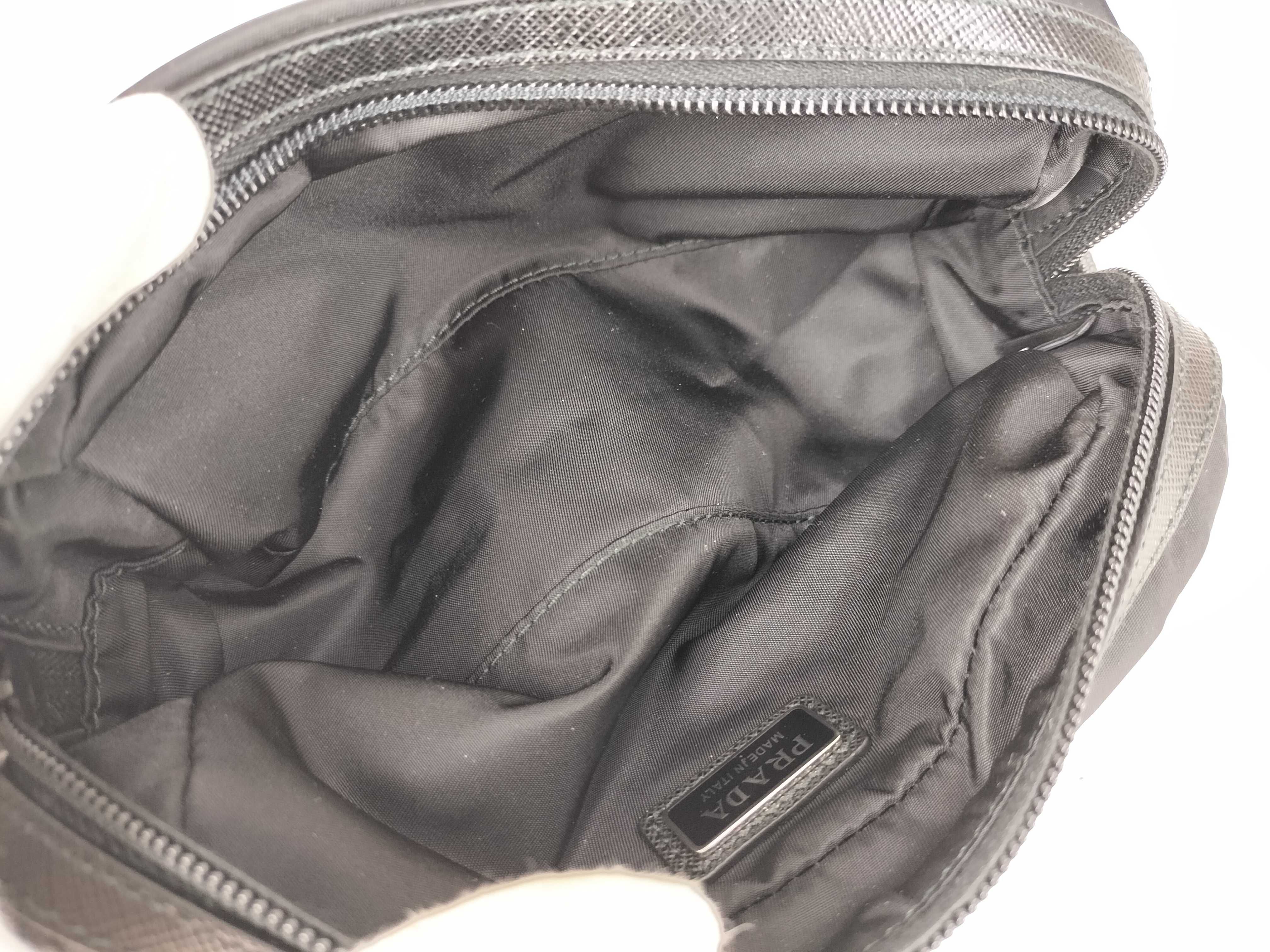 Nylon Prada Tessuto Nylon Saffiano Pouch — view 7
