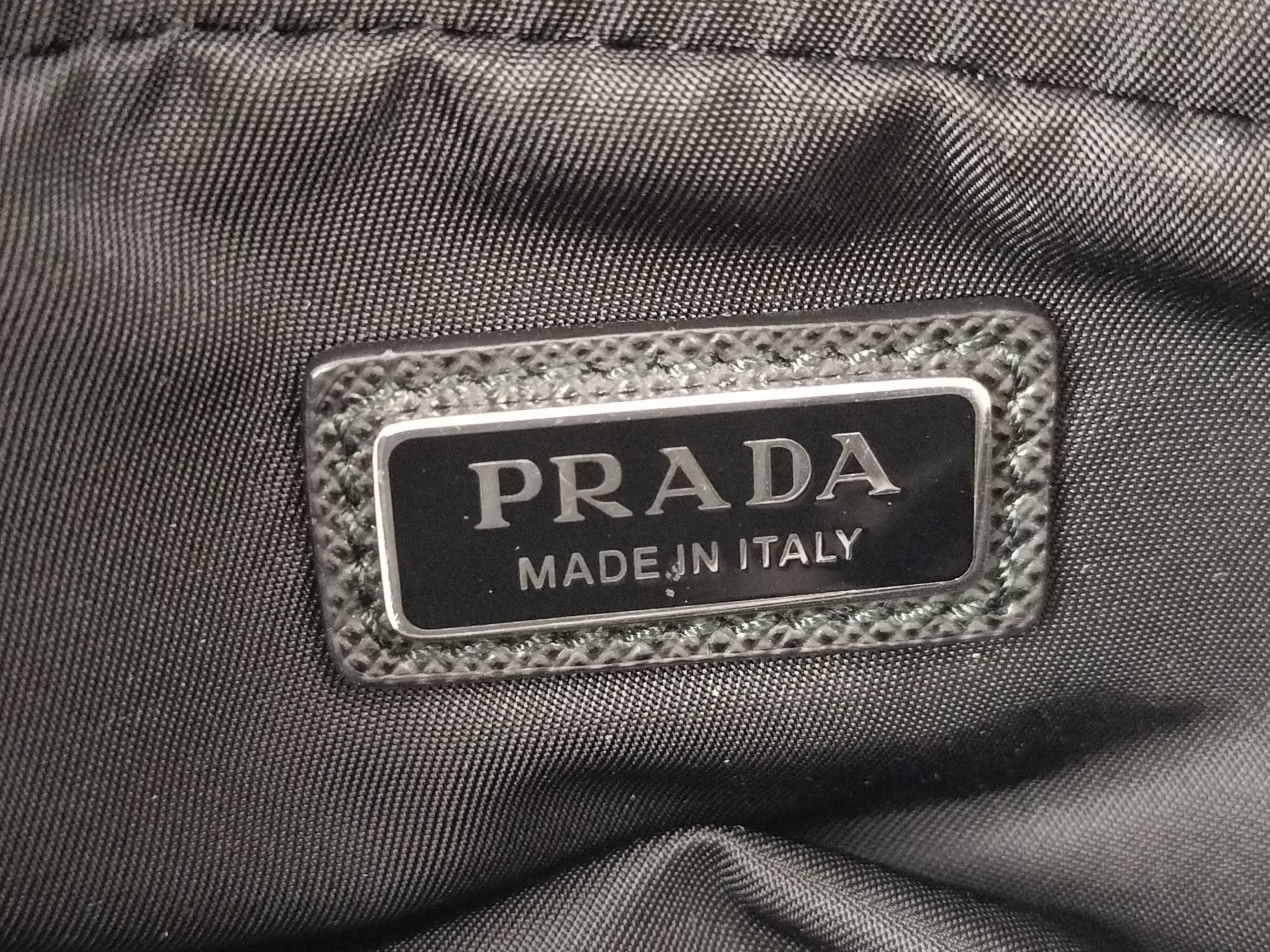 Nylon Prada Tessuto Nylon Saffiano Pouch — view 8