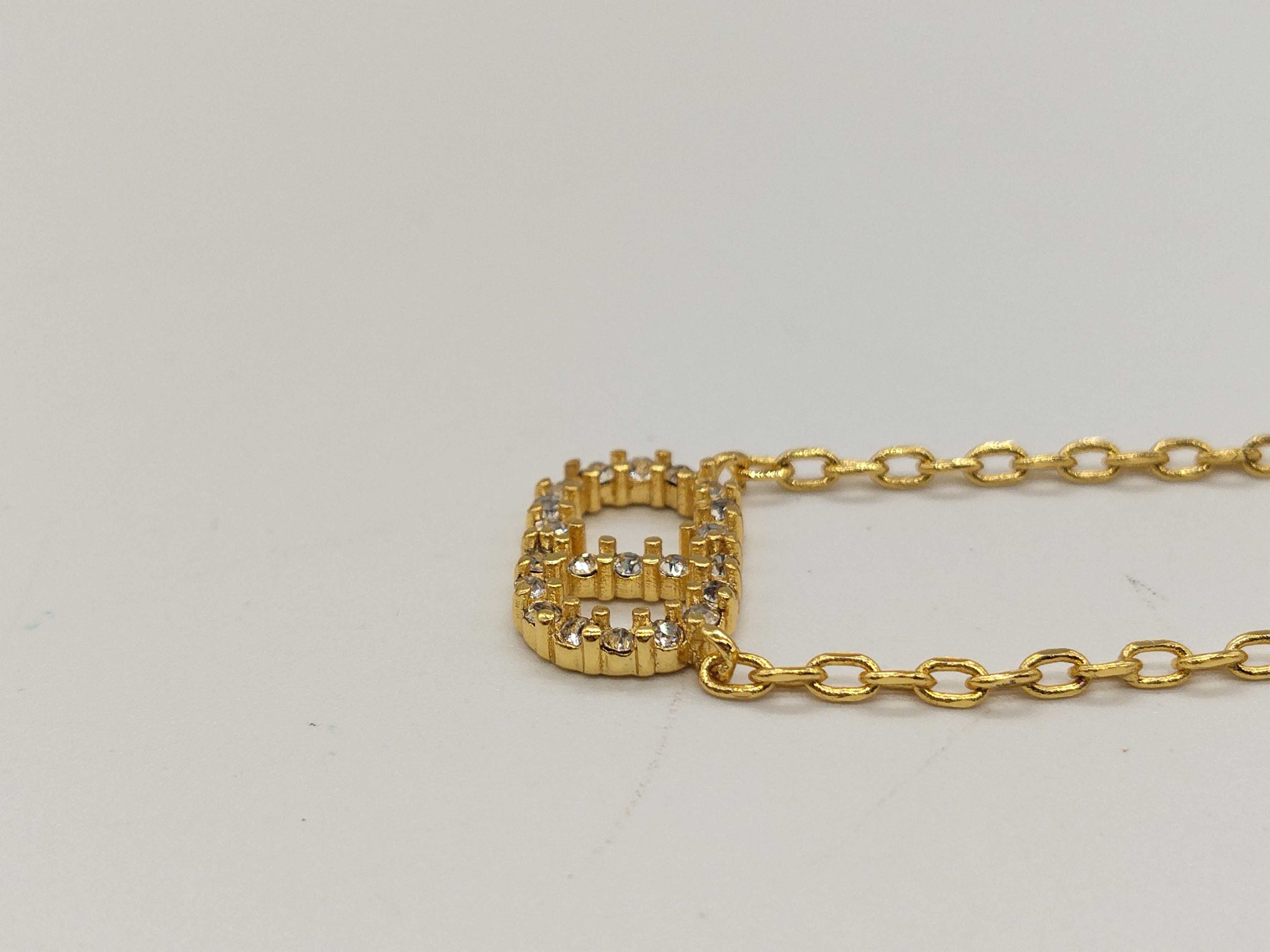 CD Rhinestone Necklace — view 3
