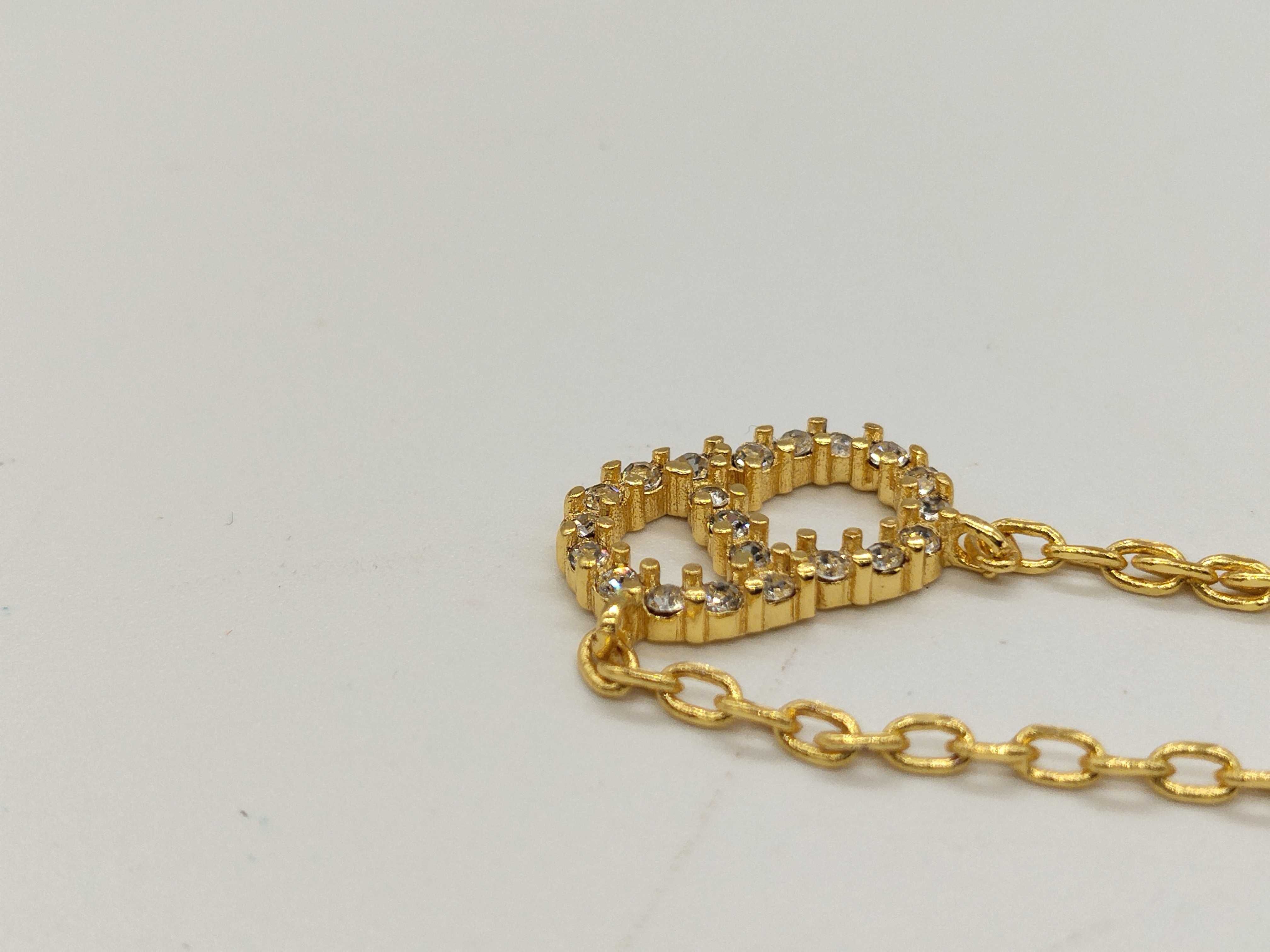 CD Rhinestone Necklace — view 4