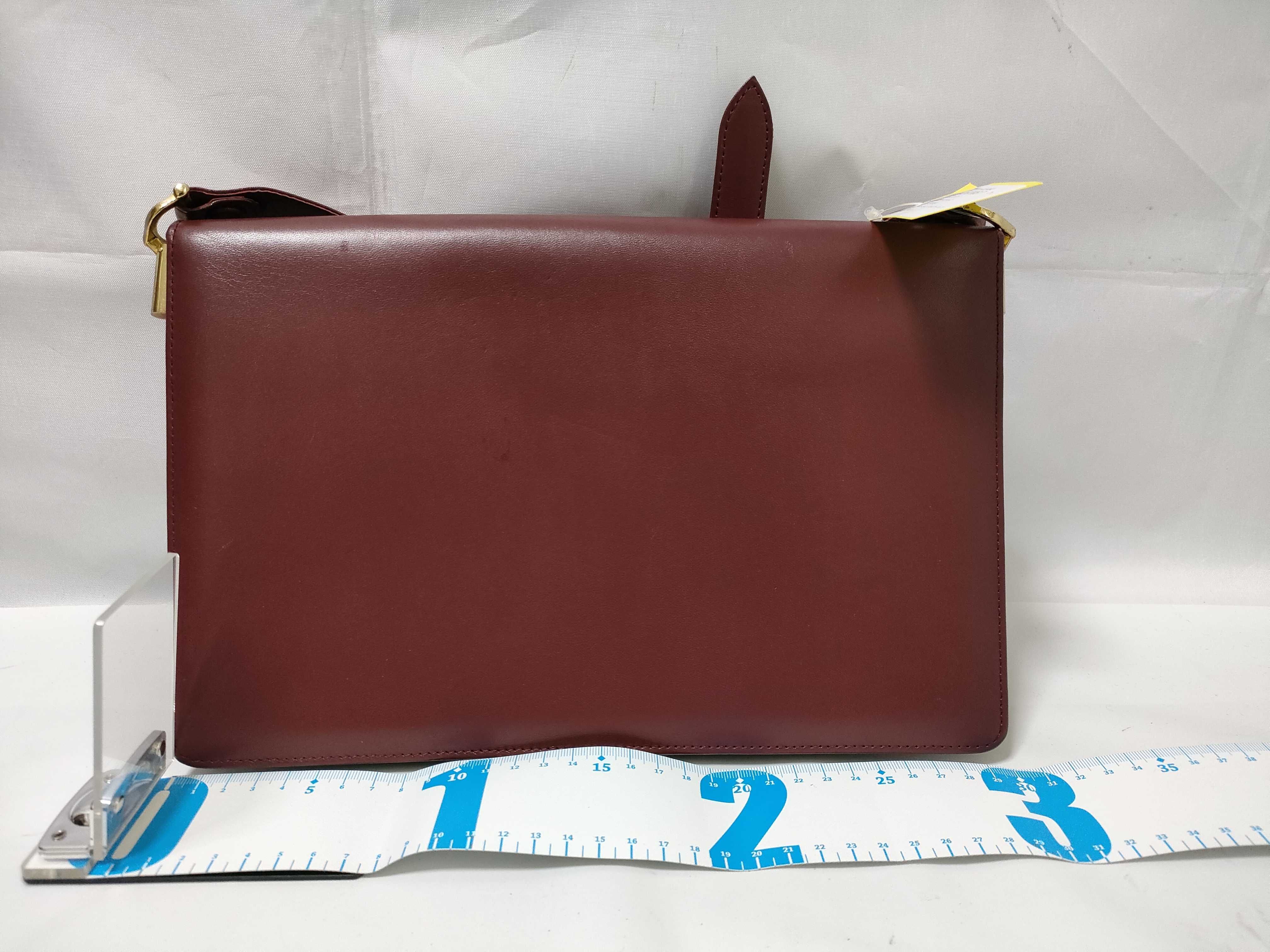 Must line shoulder bag, Bordeaux color. — view 2