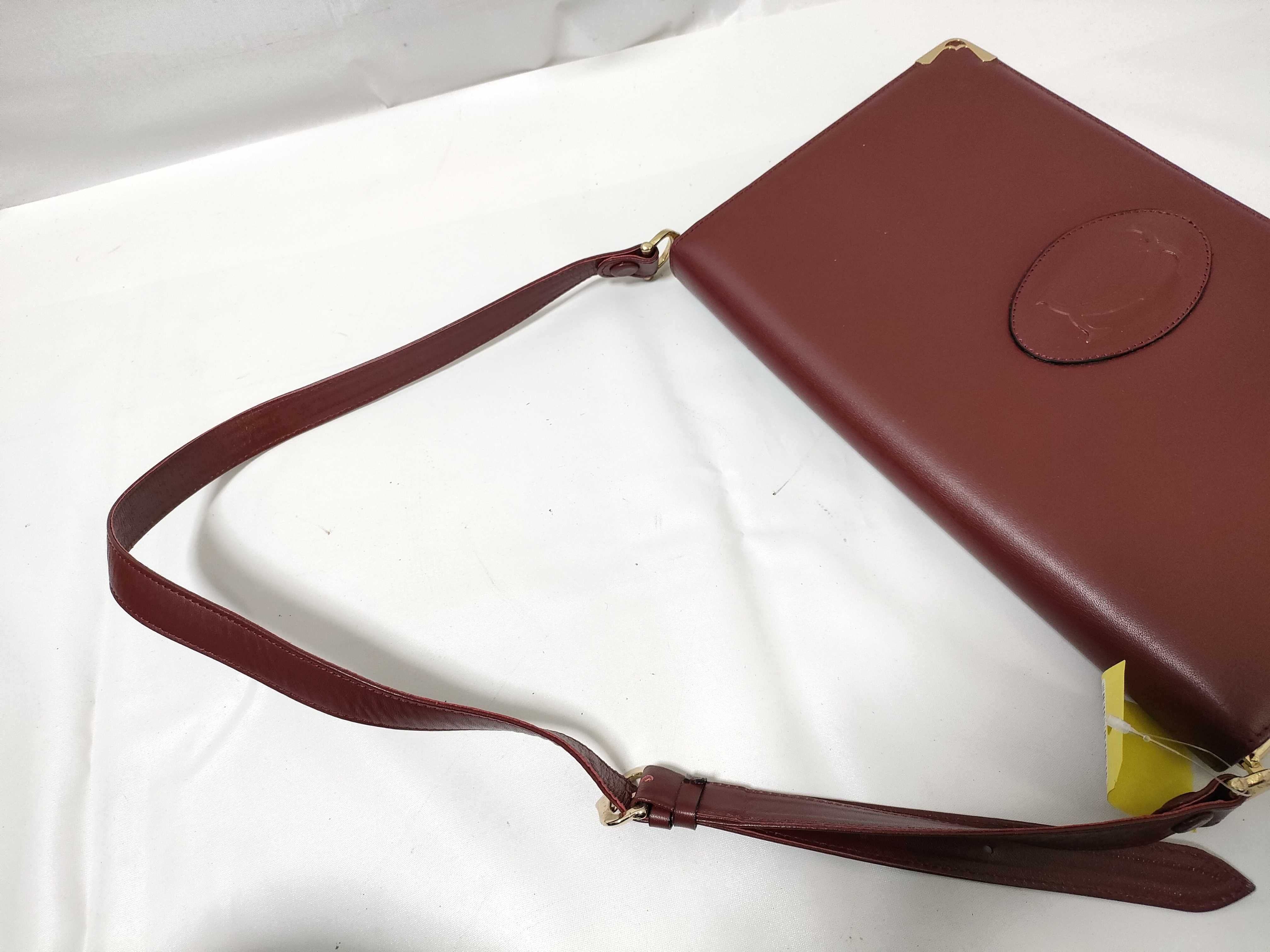 Must line shoulder bag, Bordeaux color. — view 3