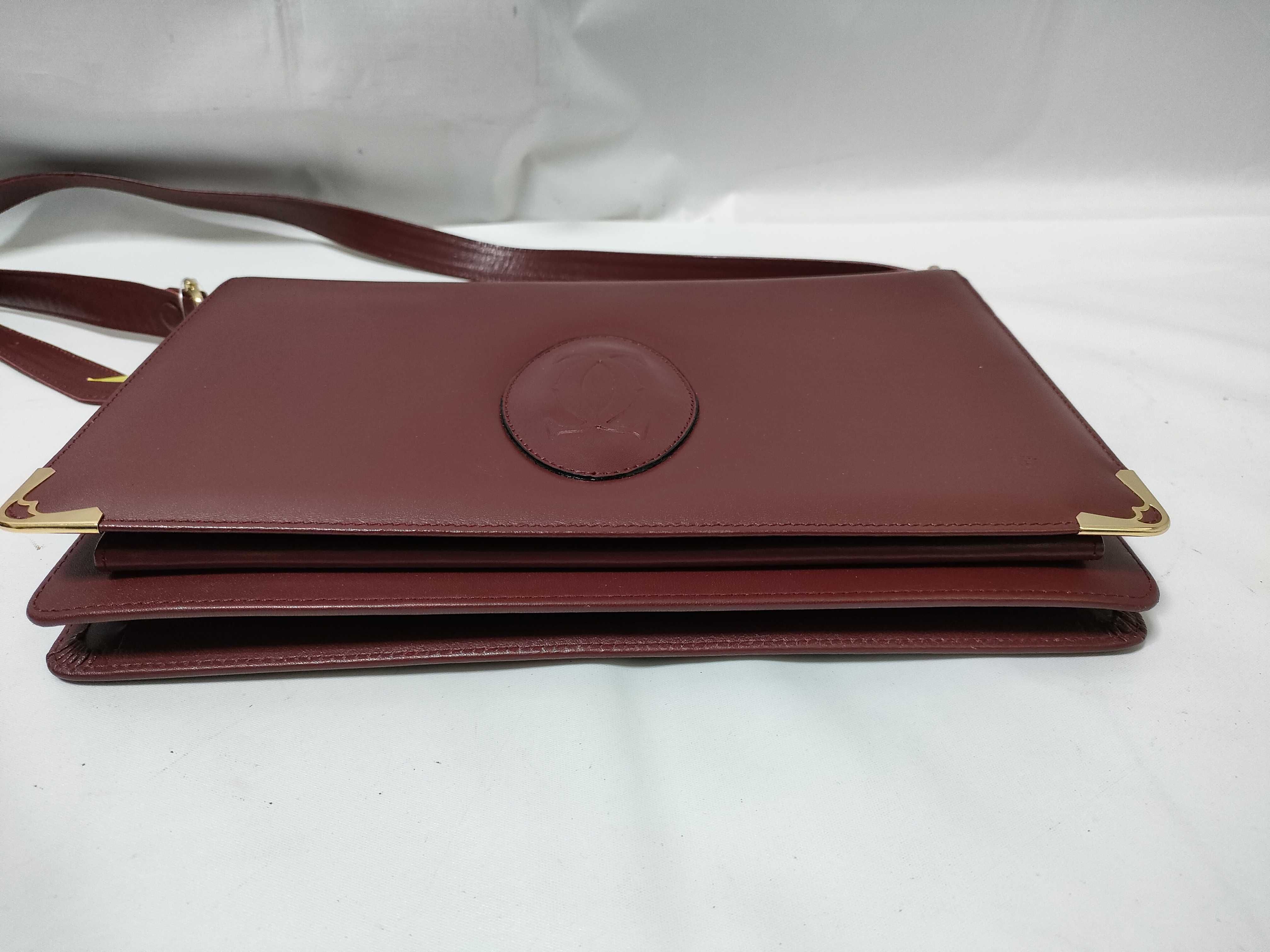 Must line shoulder bag, Bordeaux color. — view 7