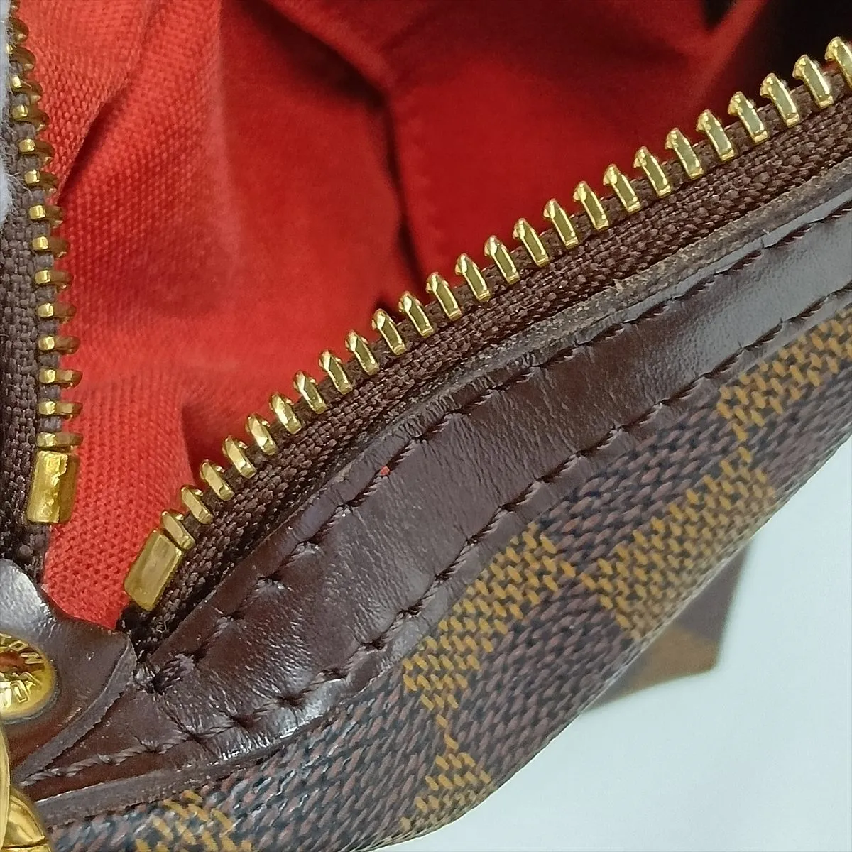 Damier Irovo PM N51996 DU0065 Brown — view 11