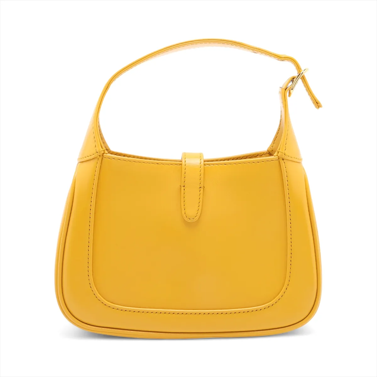 Jackie 1961 Leather Shoulder Bag, Yellow, 637091 — view 2