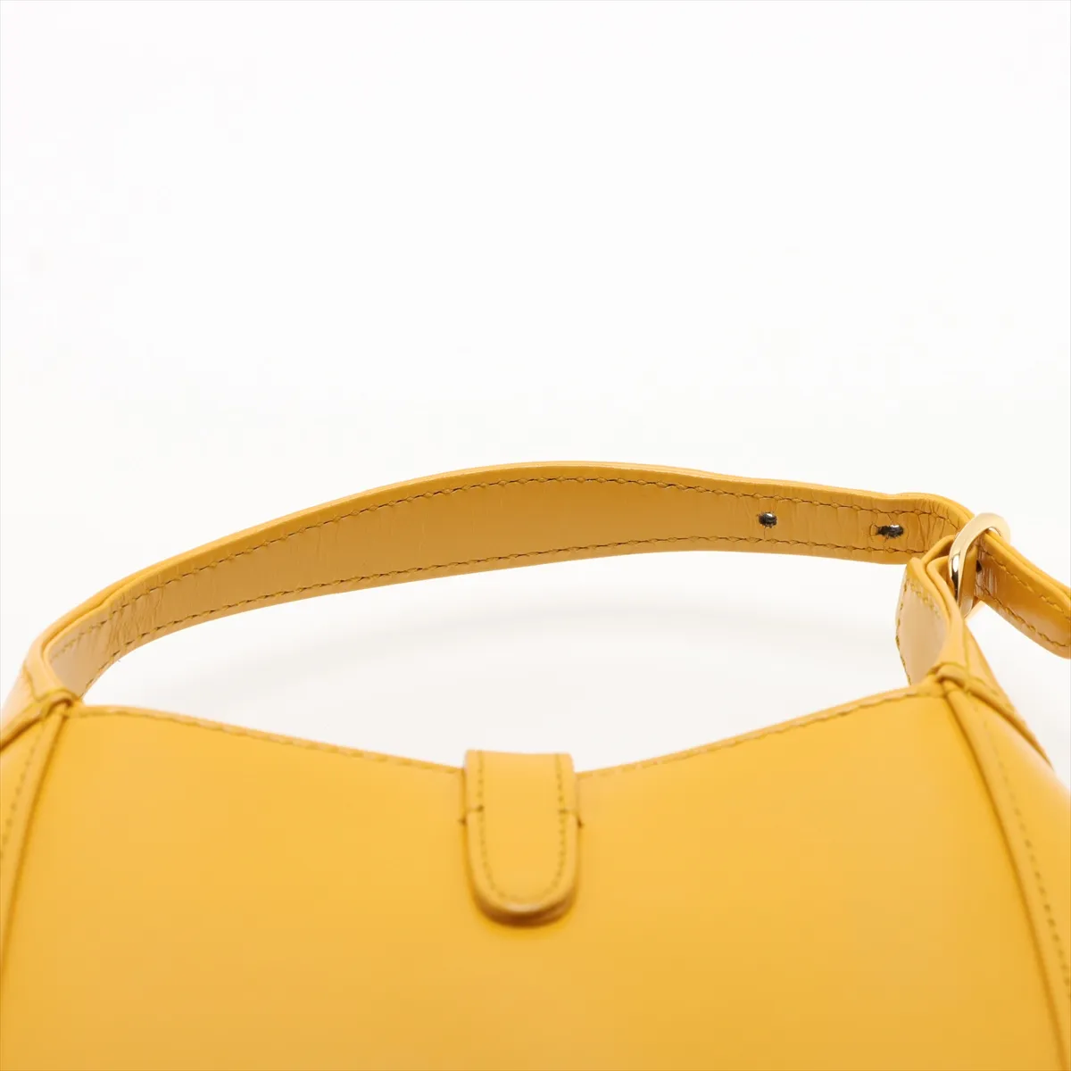 Jackie 1961 Leather Shoulder Bag, Yellow, 637091 — view 6