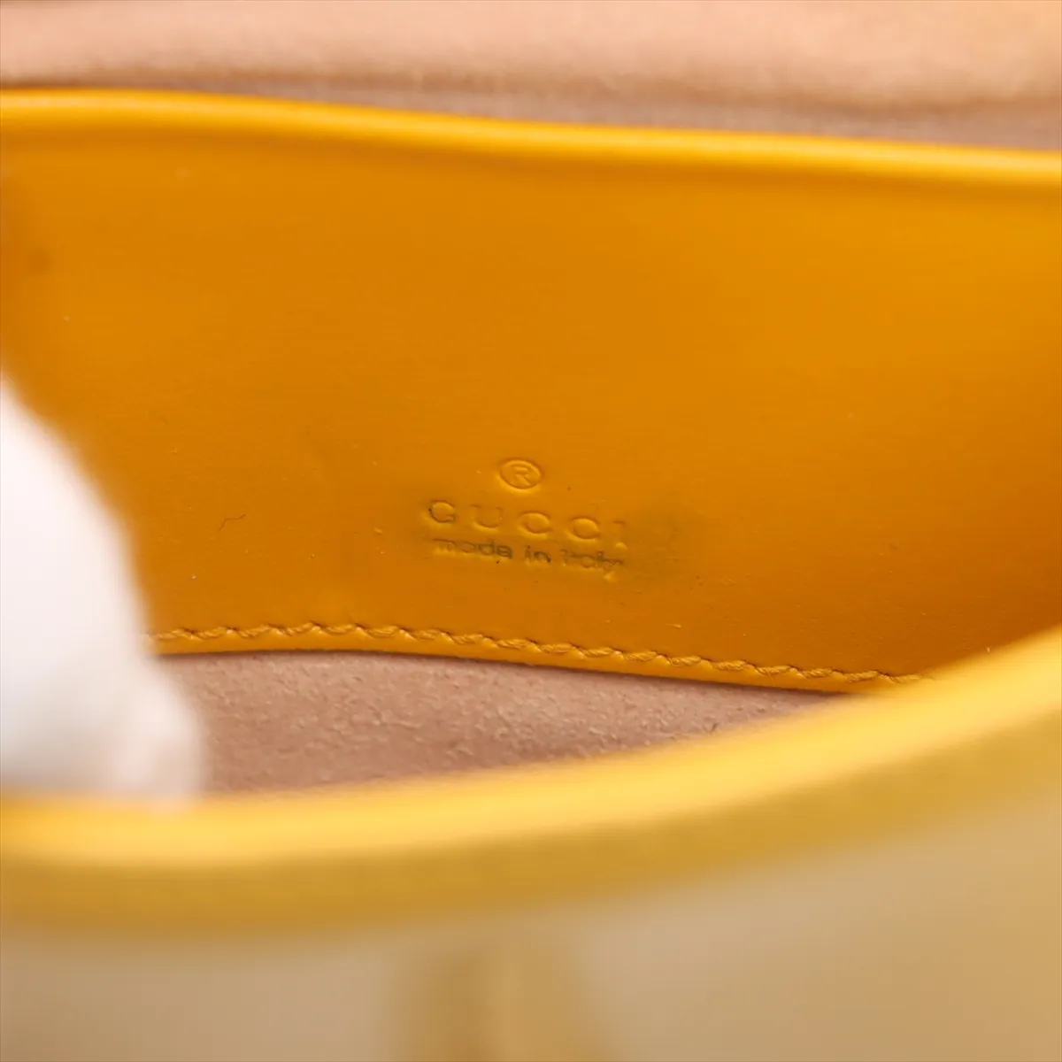 Jackie 1961 Leather Shoulder Bag, Yellow, 637091 — view 10