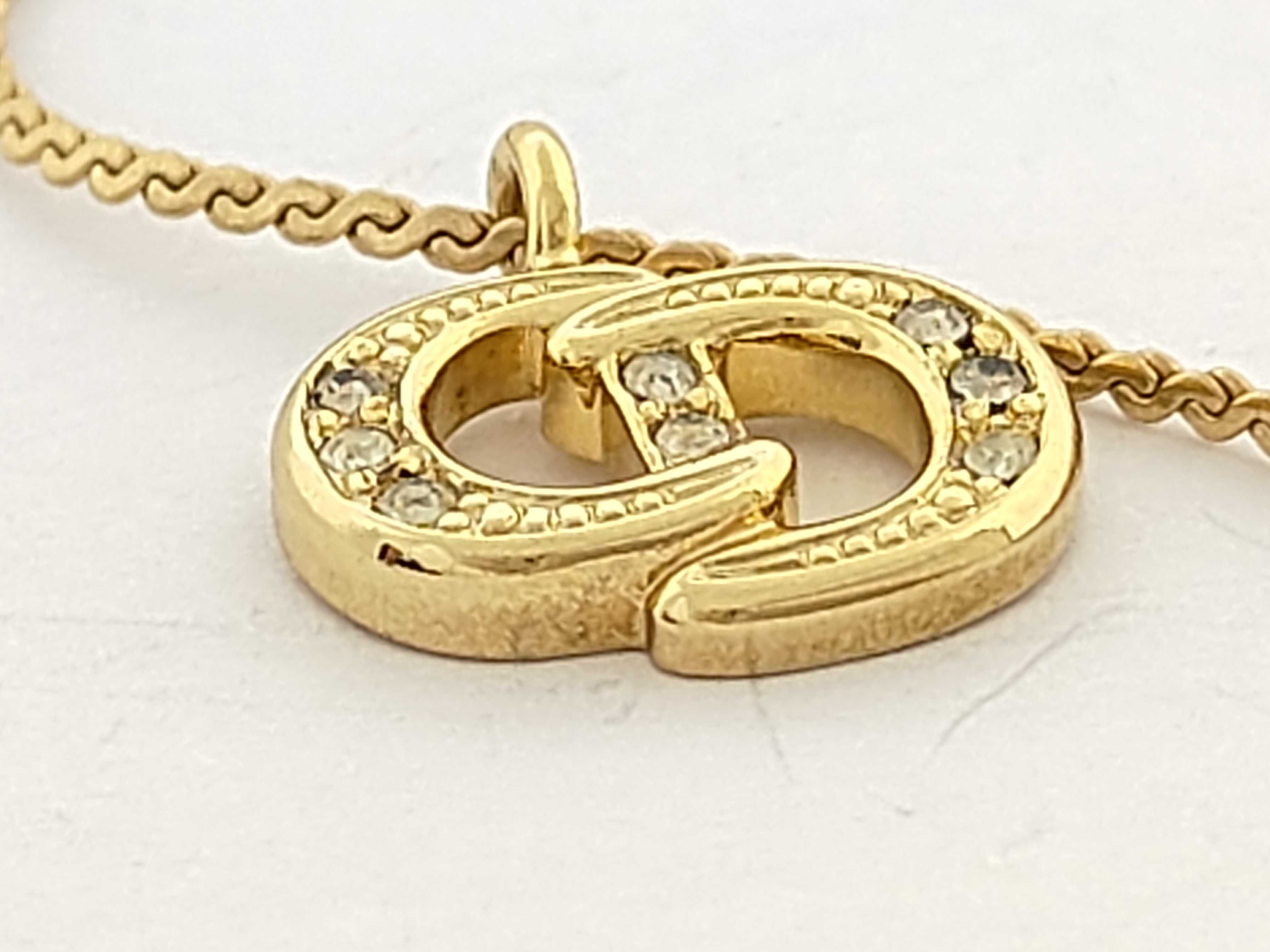 Gold Logo Necklace — view 4