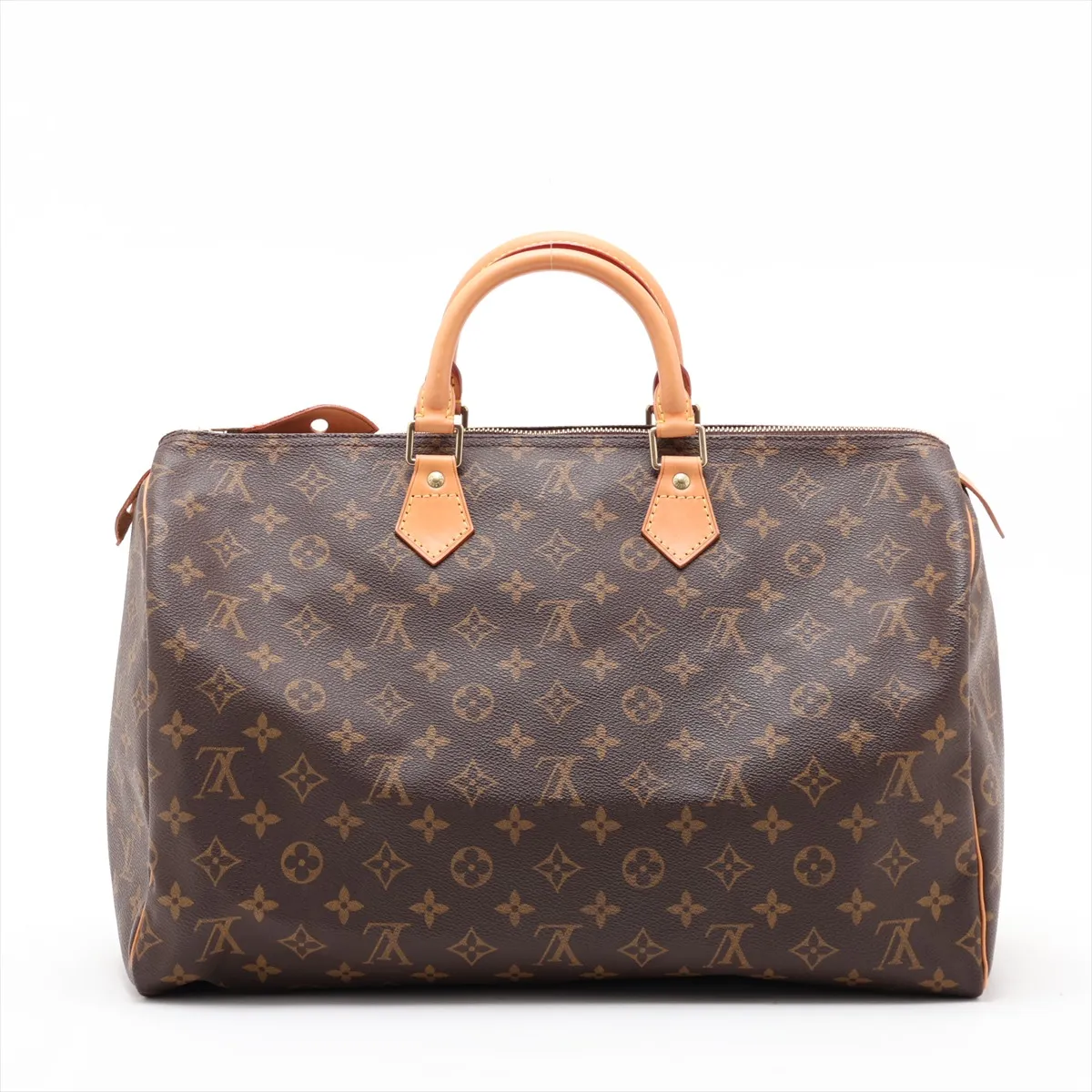 Monogram Speedy 40 M41522 SP0938 Brown, padlock lock secured. — view 2
