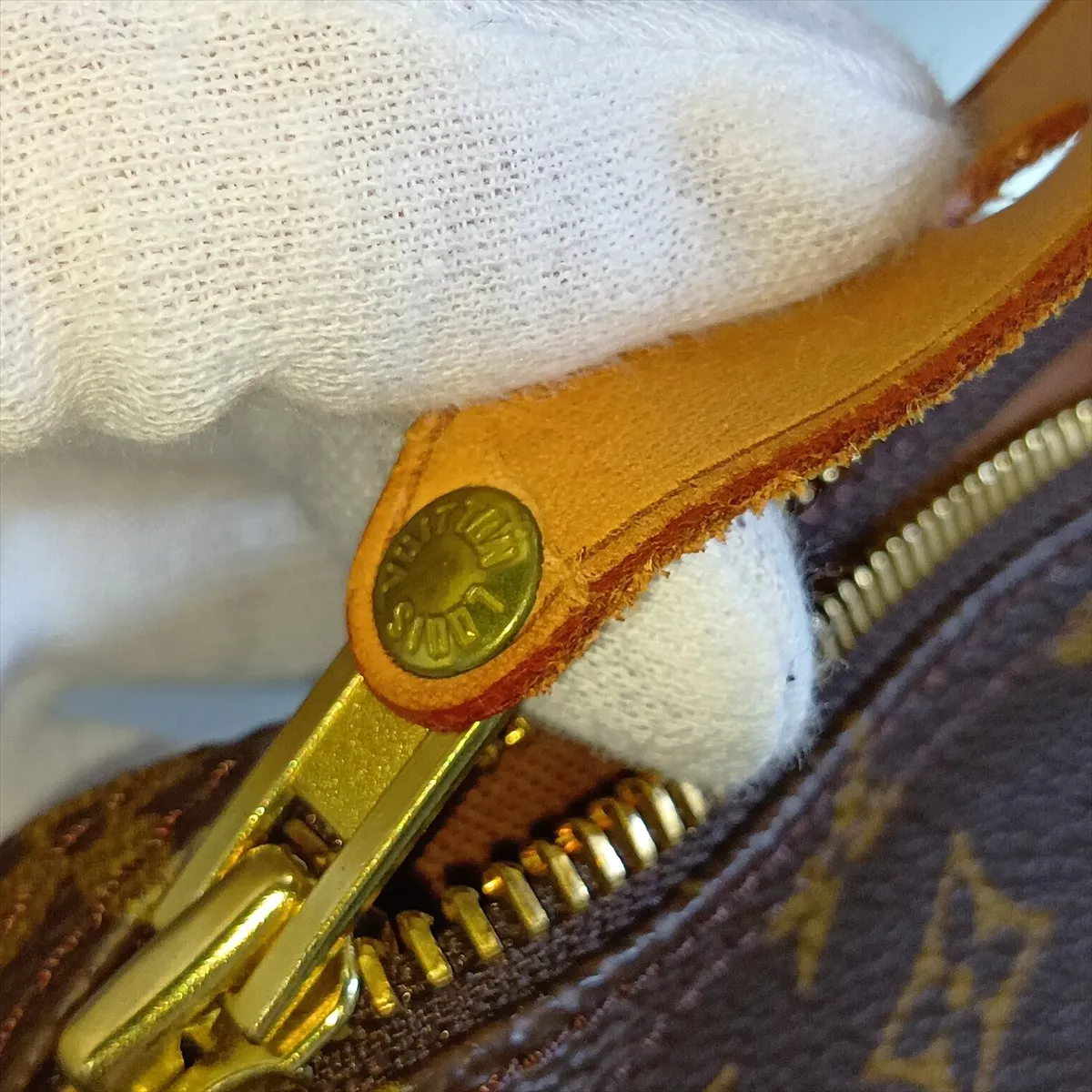 Monogram Speedy 40 M41522 SP0938 Brown, padlock lock secured. — view 14