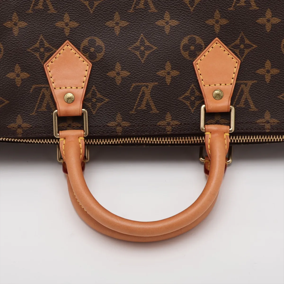 Monogram Speedy 40 M41522 SP0938 Brown, padlock lock secured. — view 5