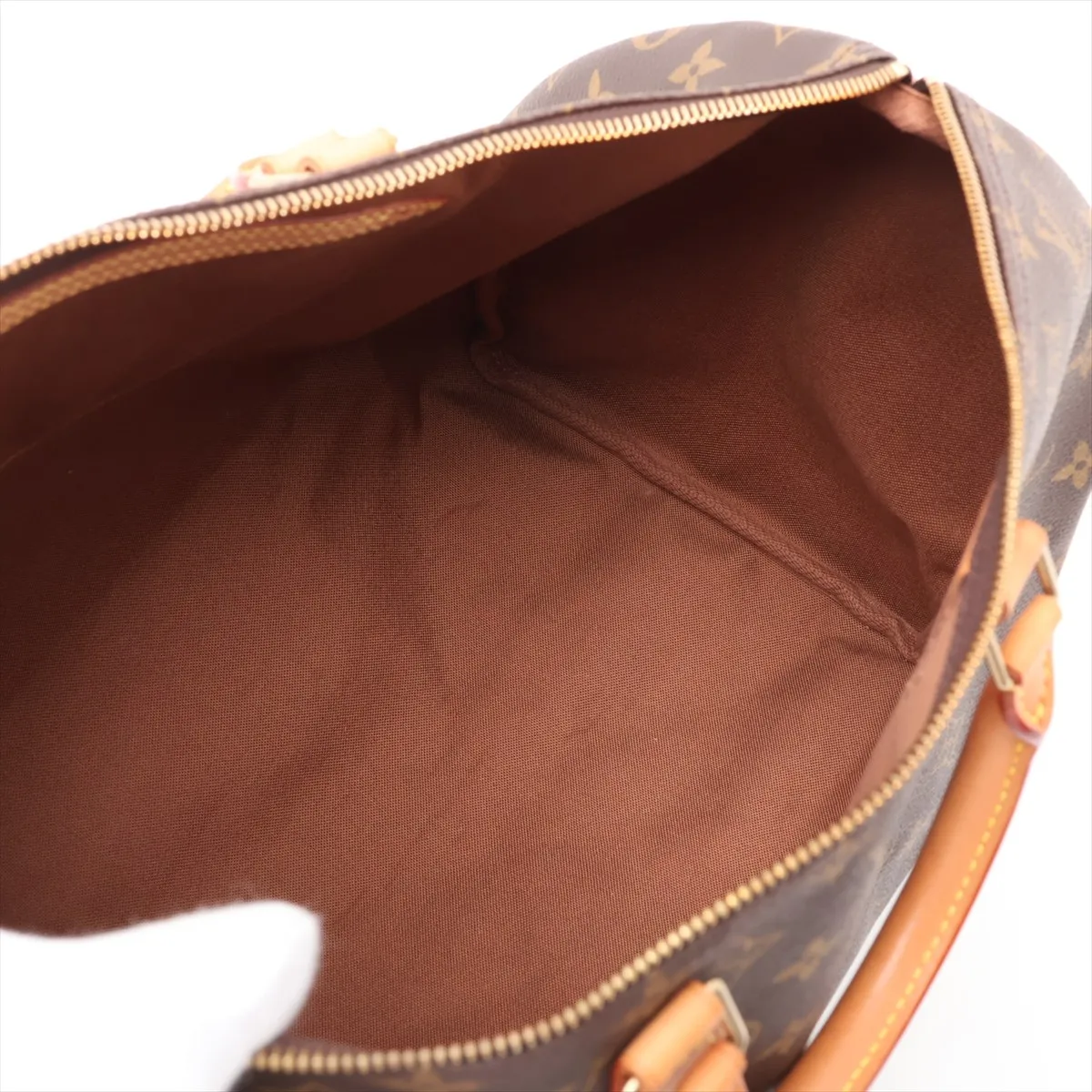 Monogram Speedy 40 M41522 SP0938 Brown, padlock lock secured. — view 7