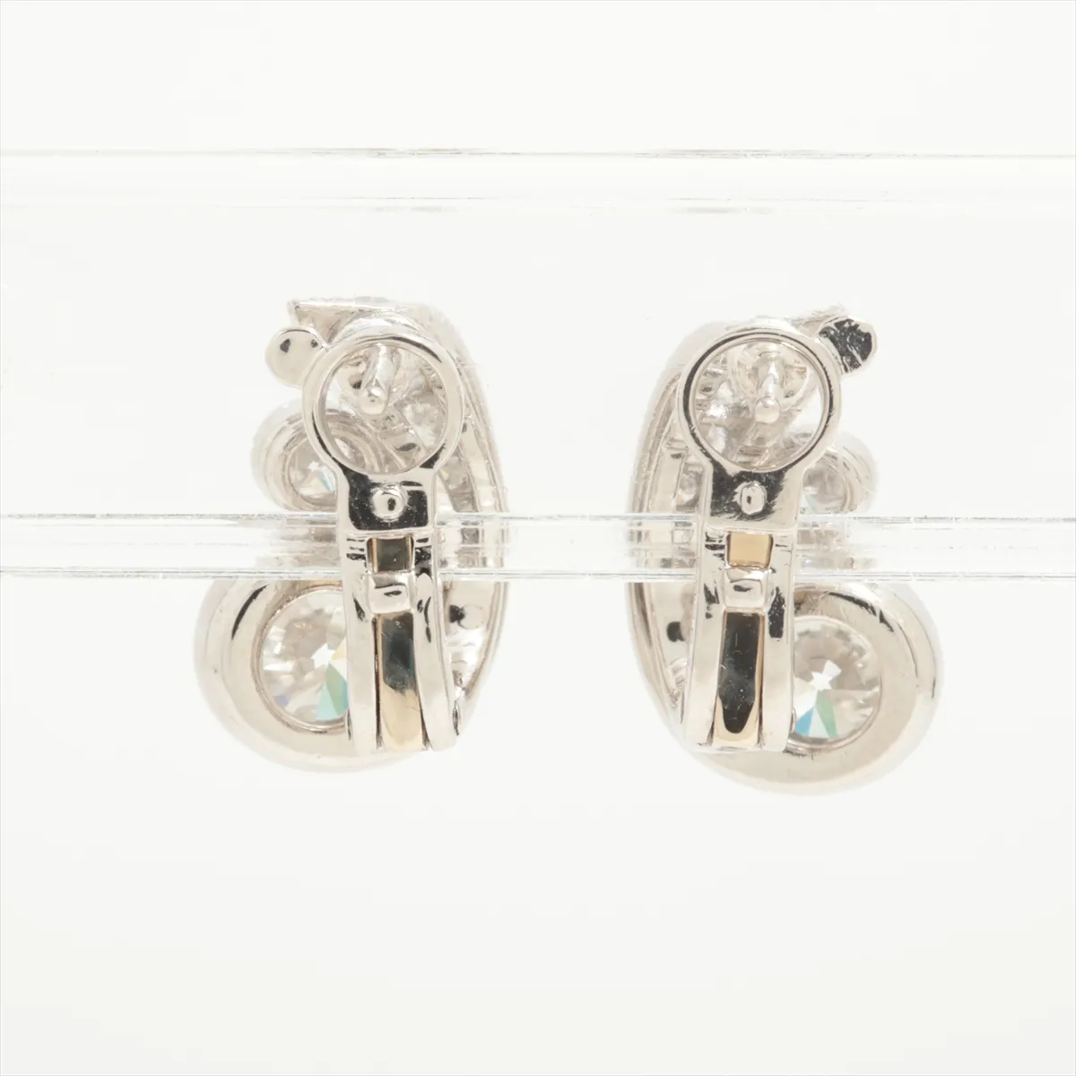 diamond earrings, Pt950, 9.0g, 59263A. Features: — view 2
