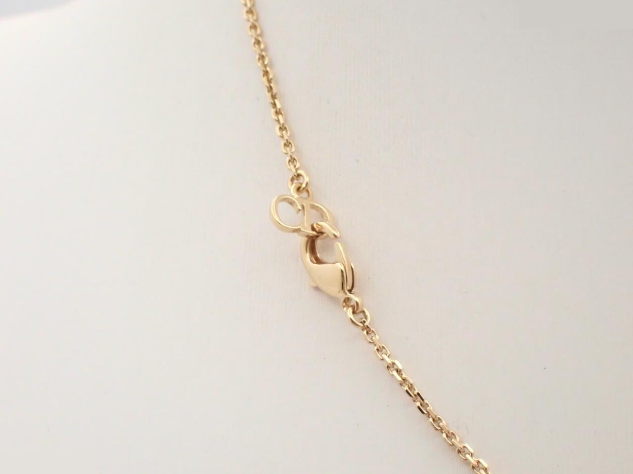 Claire Didune necklace, gold plated, chain approximately 45cm. — view 2