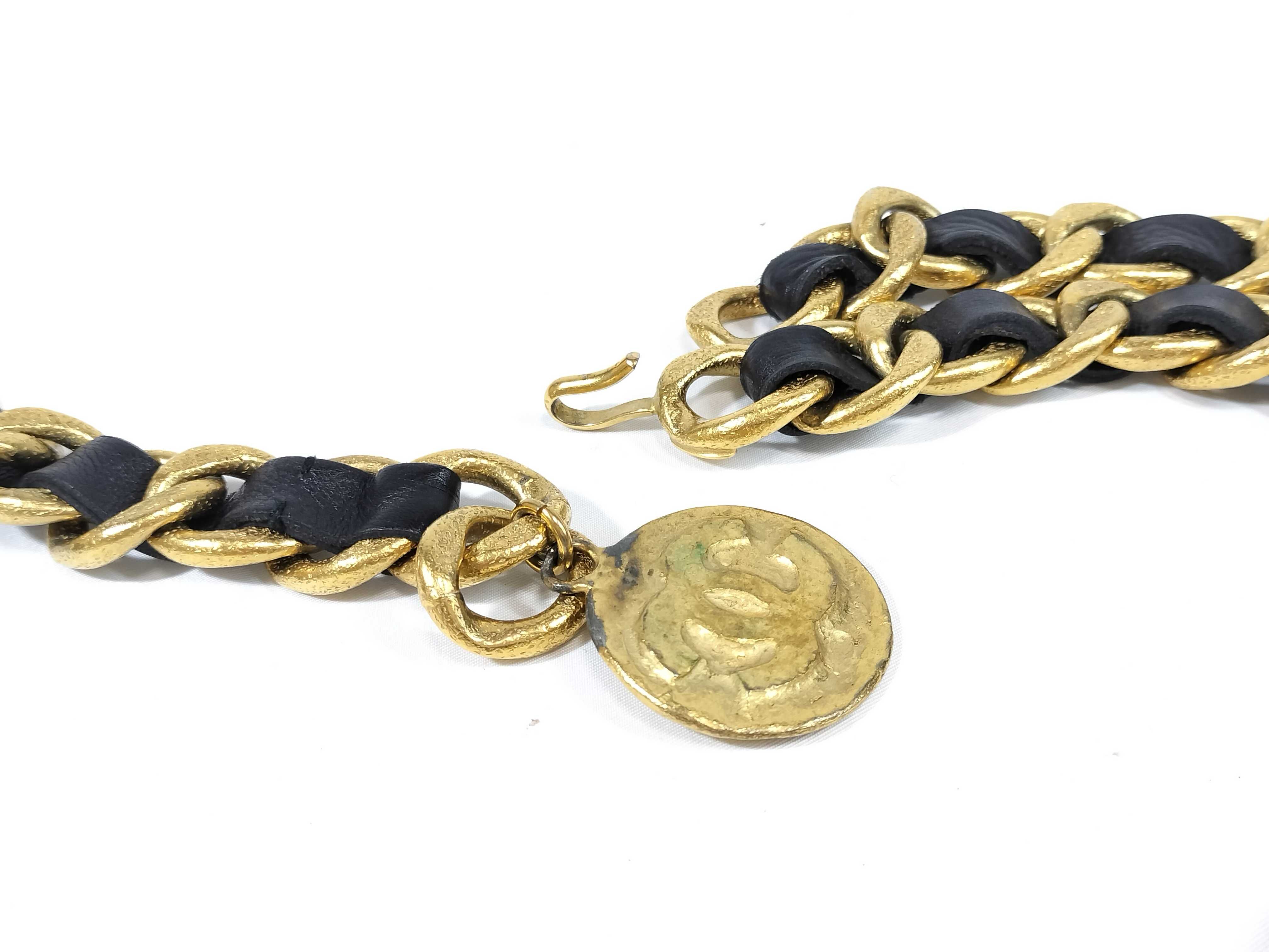 93A Coco Gold Chain Belt — view 4