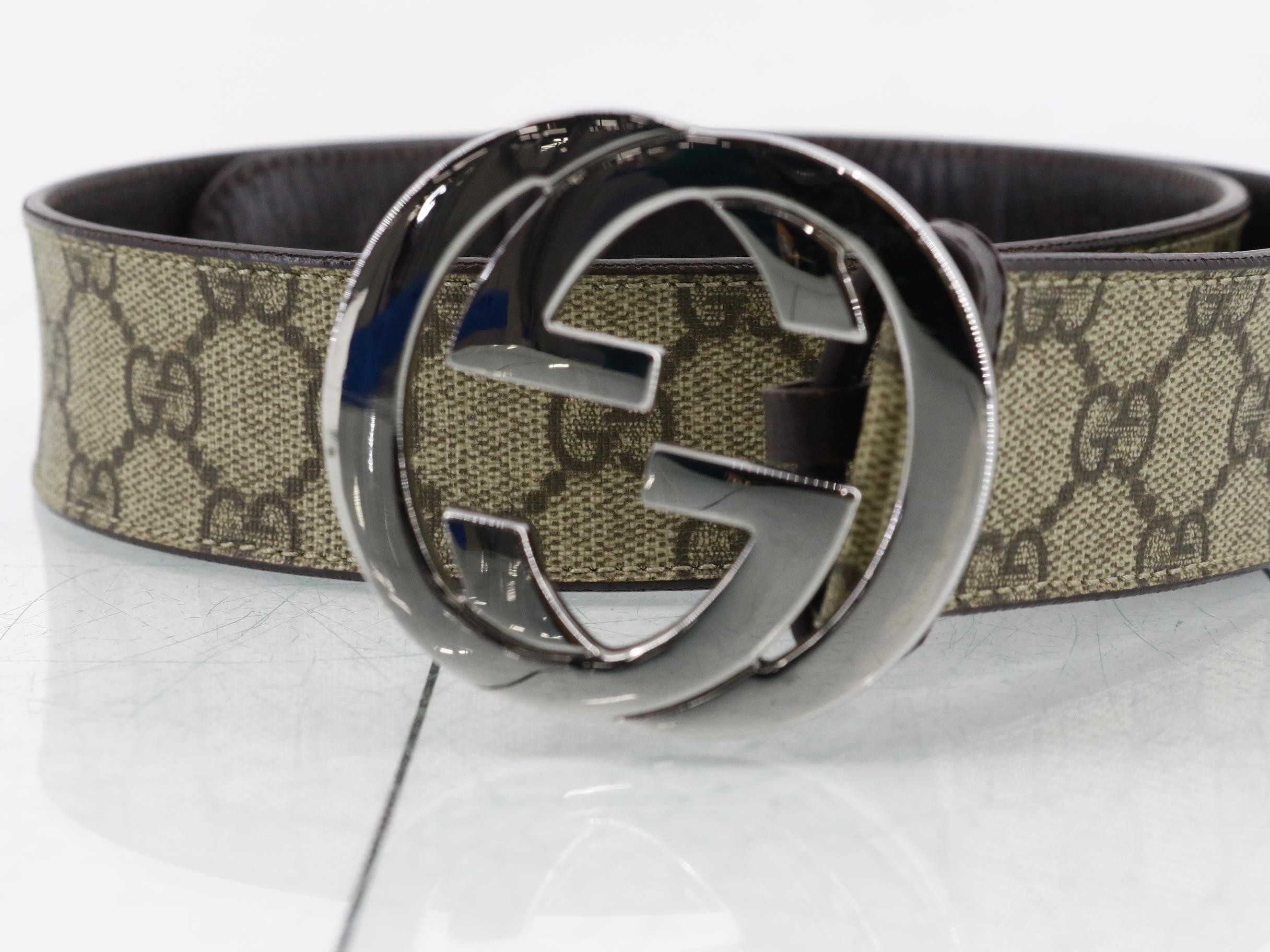 Interlocking G buckle belt — view 3