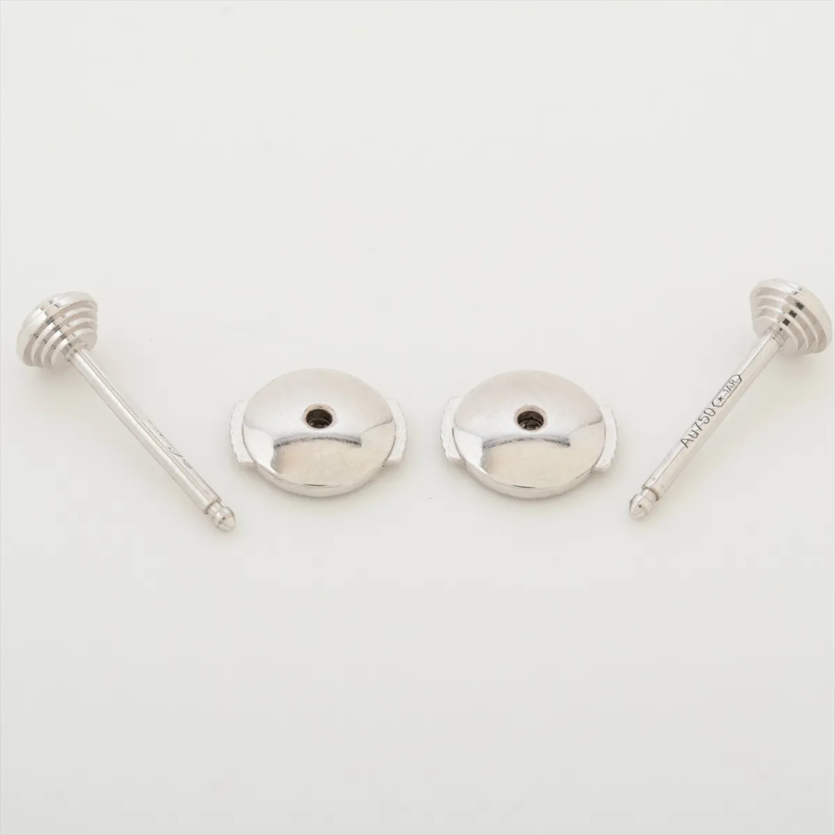 Damour XS Diamond Earrings, 750 (WG), 1.1g, BDF434 — view 4