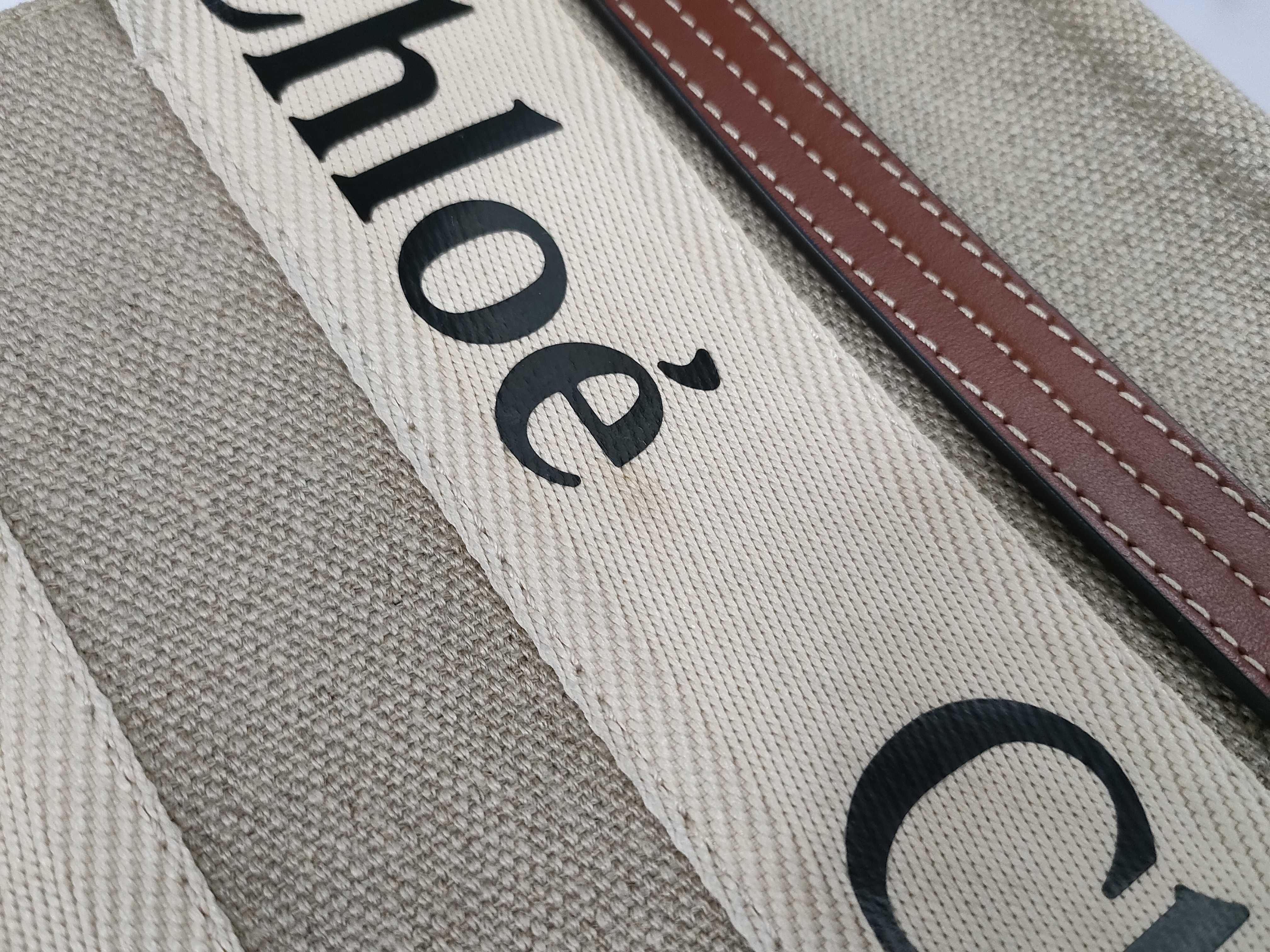 Woody Small Canvas x Leather 2-Way Handbag — view 13