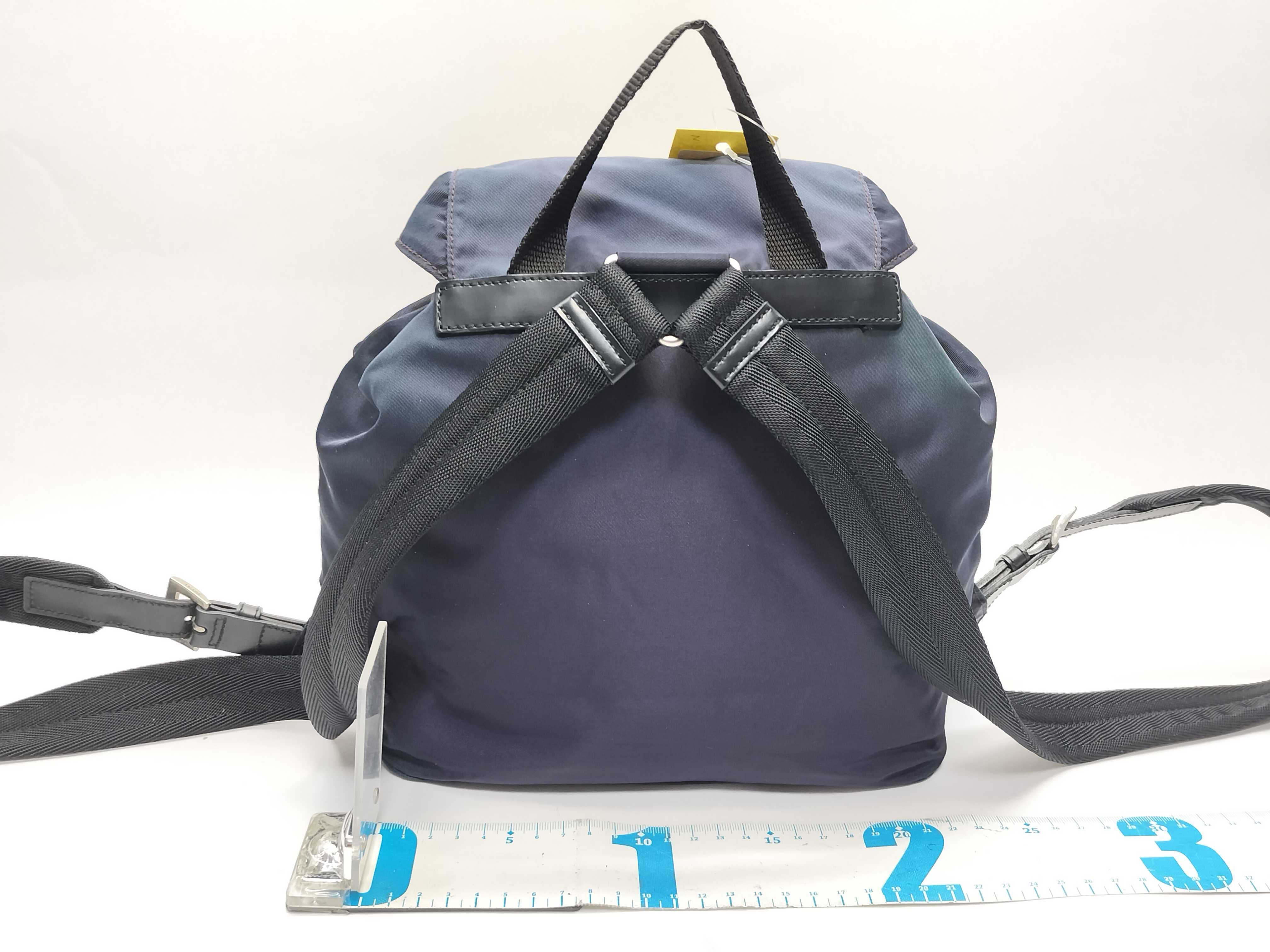 Nylon Triangle Logo Backpack — view 2