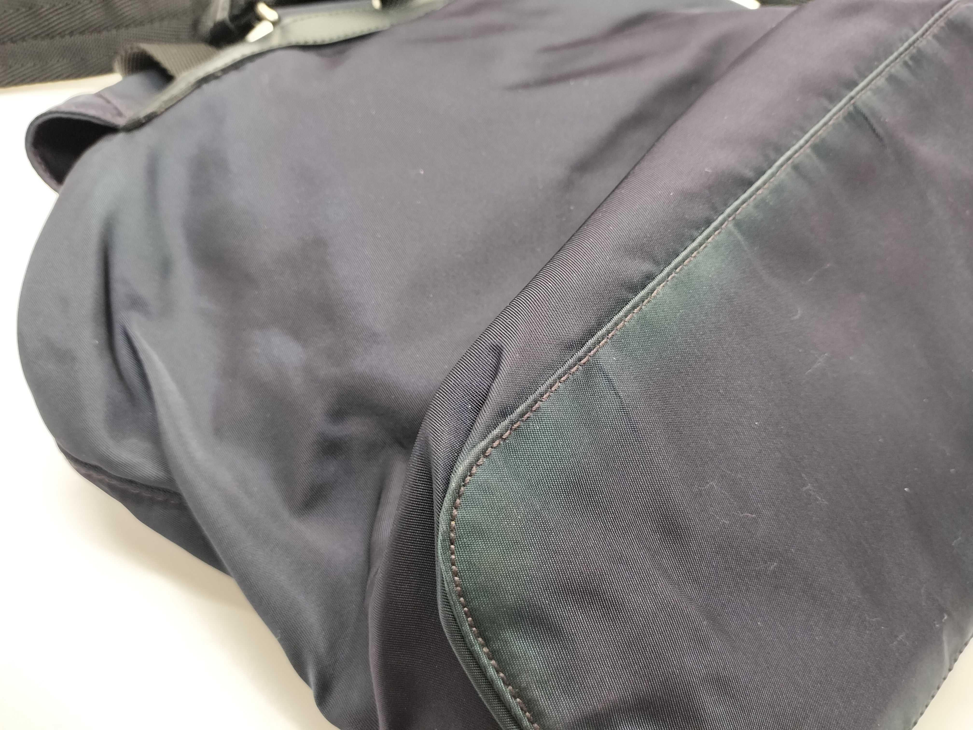 Nylon Triangle Logo Backpack — view 14