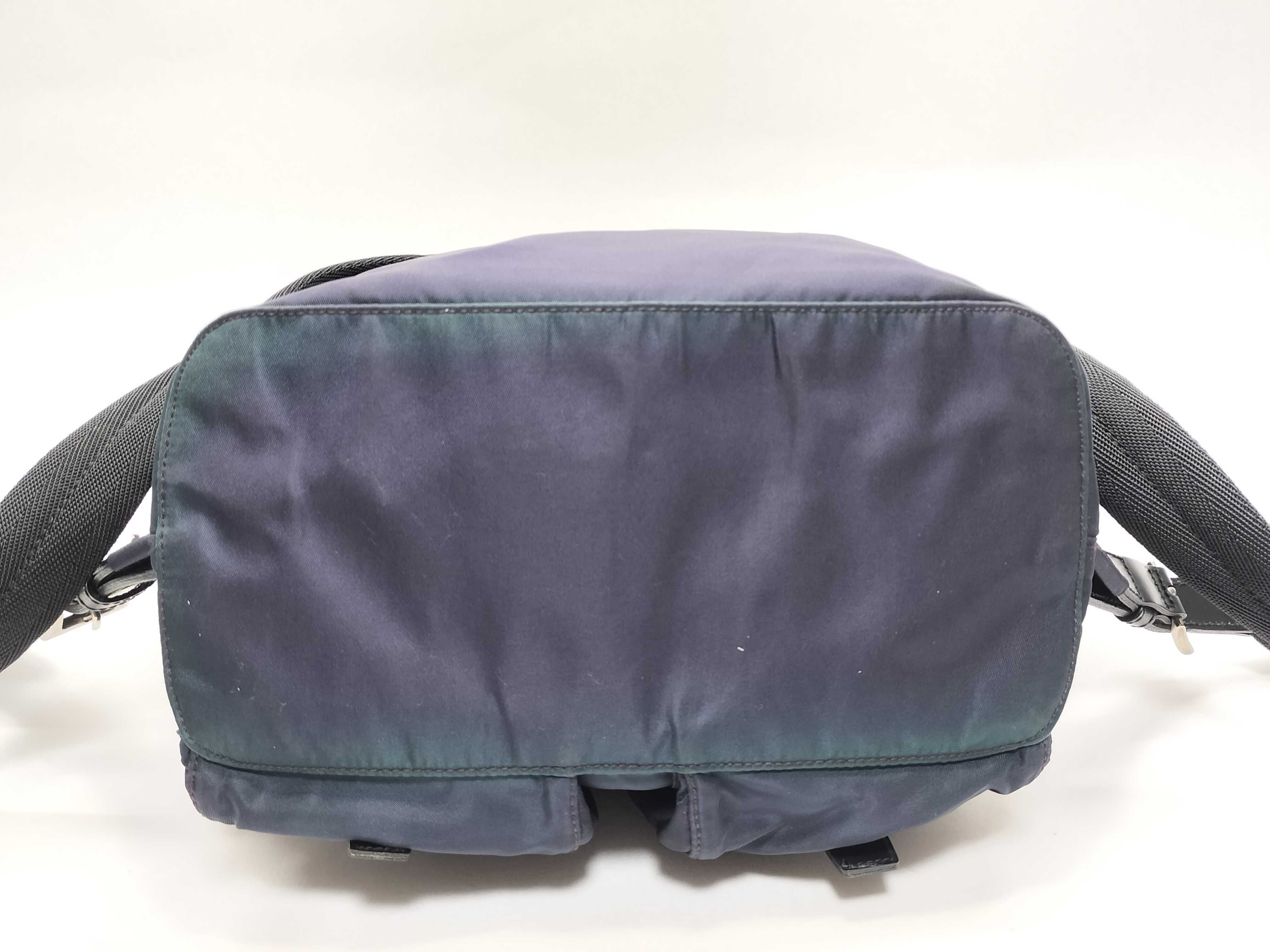 Nylon Triangle Logo Backpack — view 4