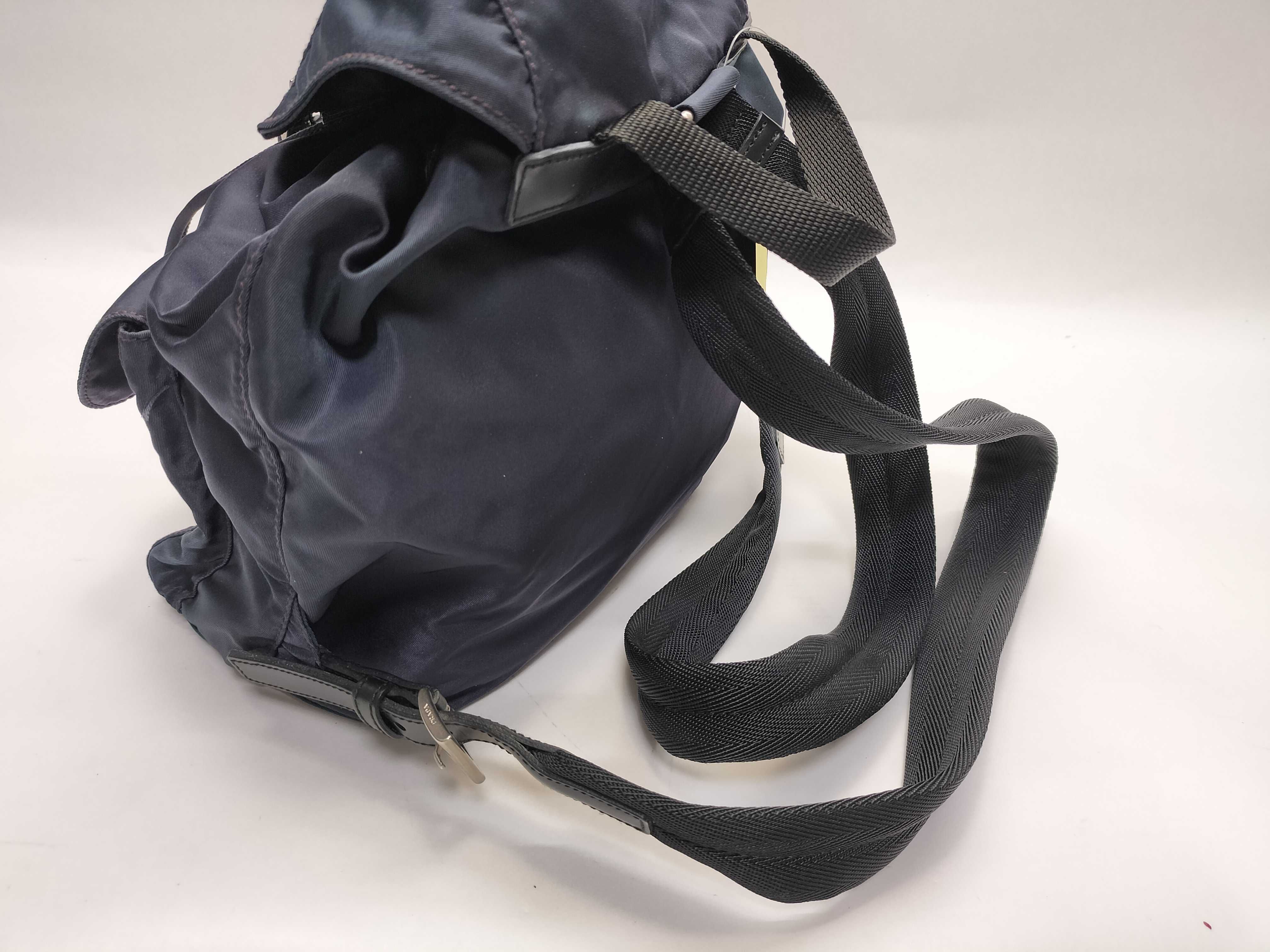 Nylon Triangle Logo Backpack — view 5
