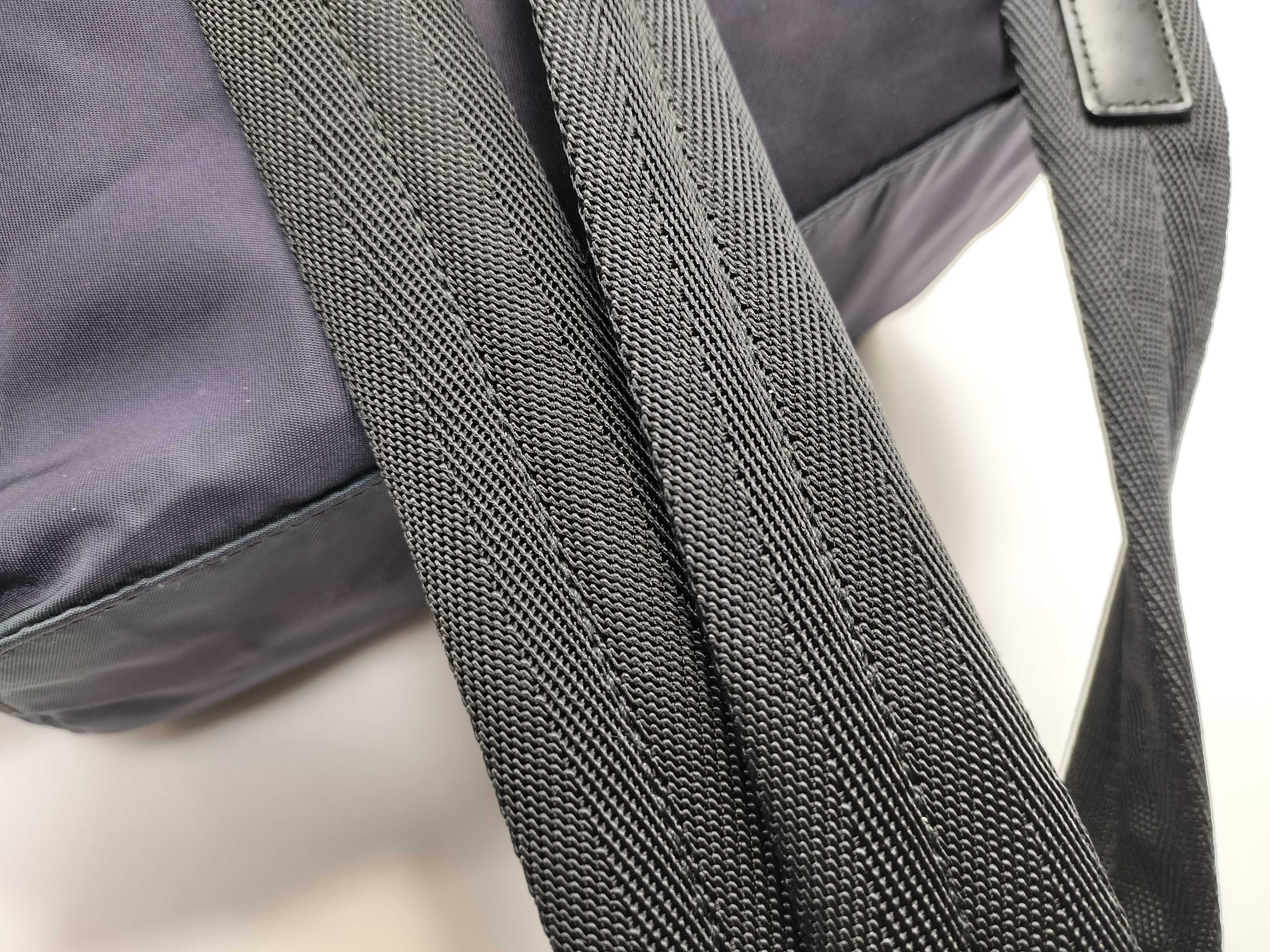 Nylon Triangle Logo Backpack — view 8