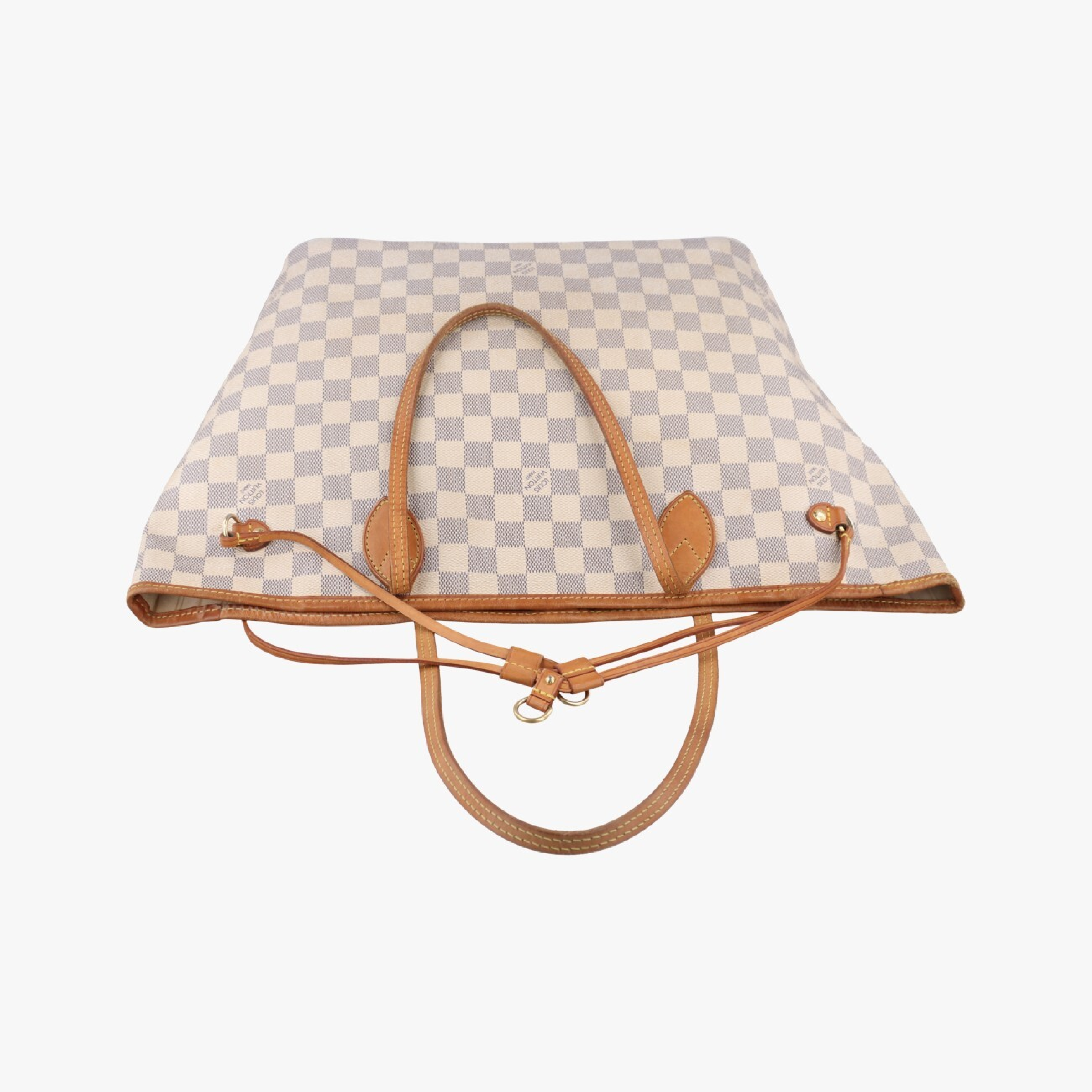 Neverfull MM Azur Damier Canvas N51107 AR3150 Shoulder Bag — view 5