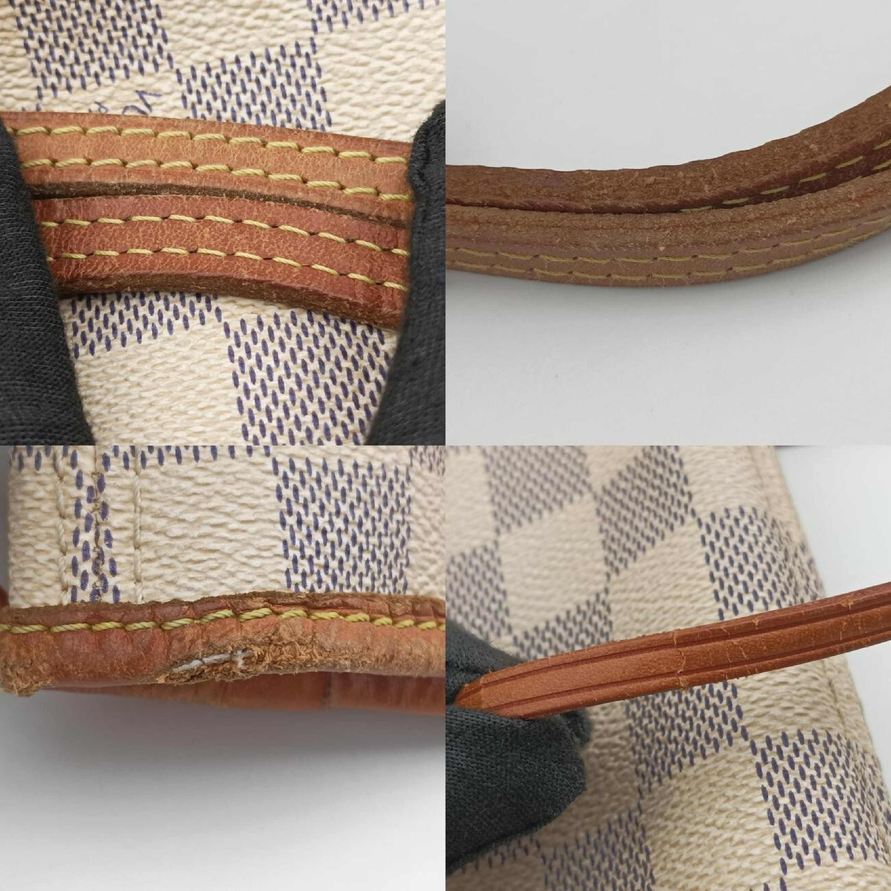 Neverfull MM Azur Damier Canvas N51107 AR3150 Shoulder Bag — view 9