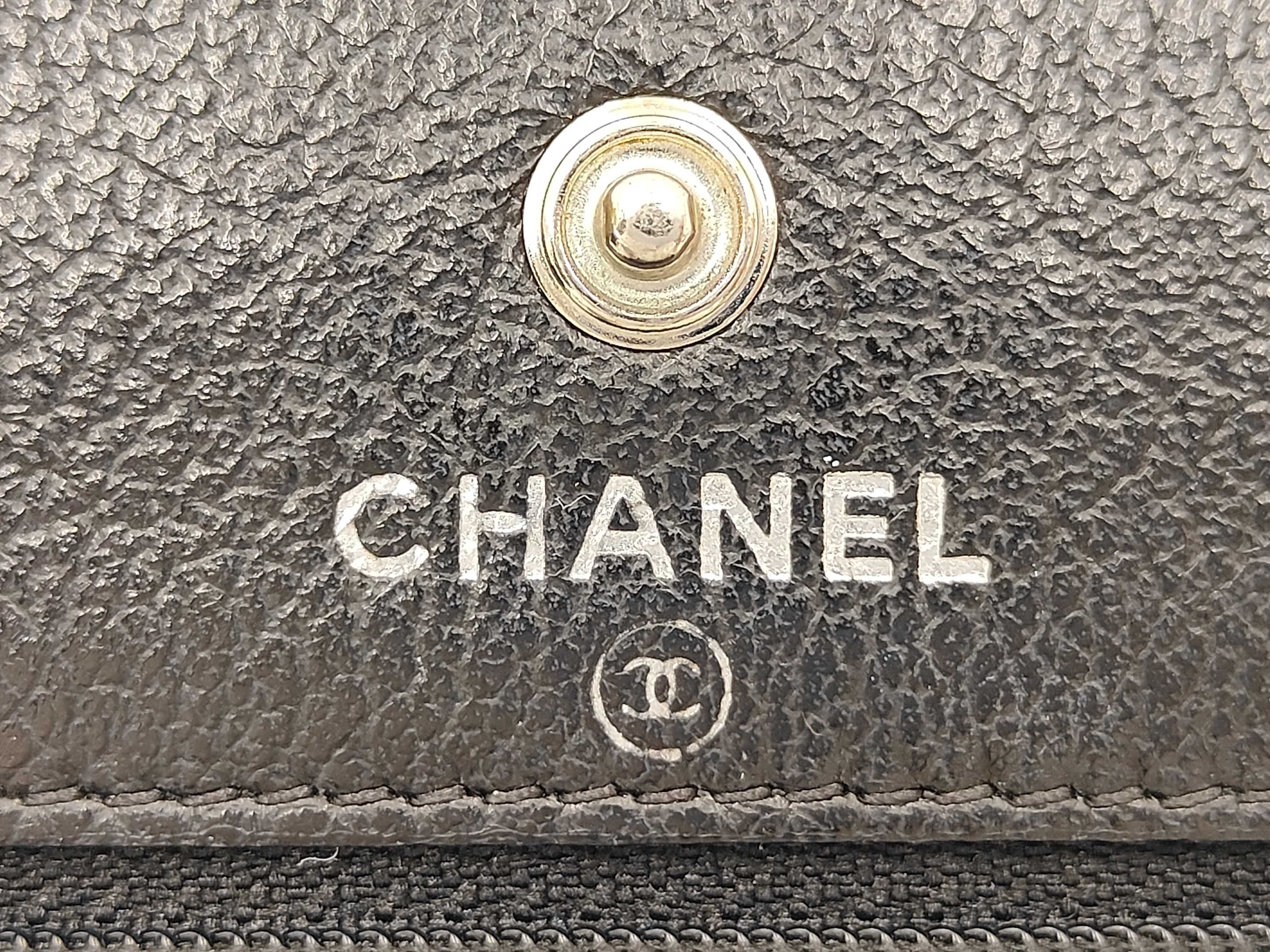 Coco Jacket Chain Wallet, Series 14, Leather, Black Shoulder Bag — view 14