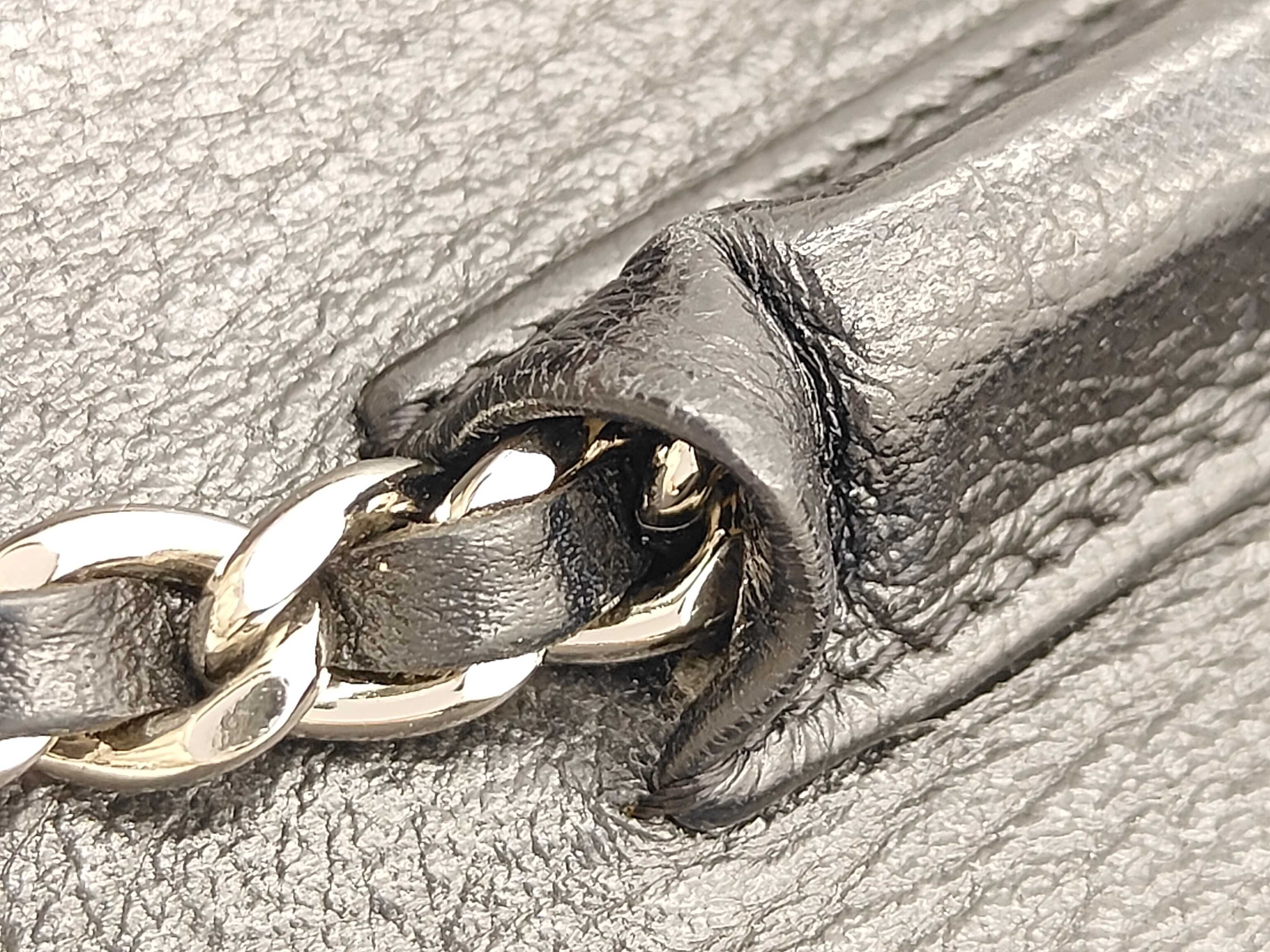 Coco Jacket Chain Wallet, Series 14, Leather, Black Shoulder Bag — view 5