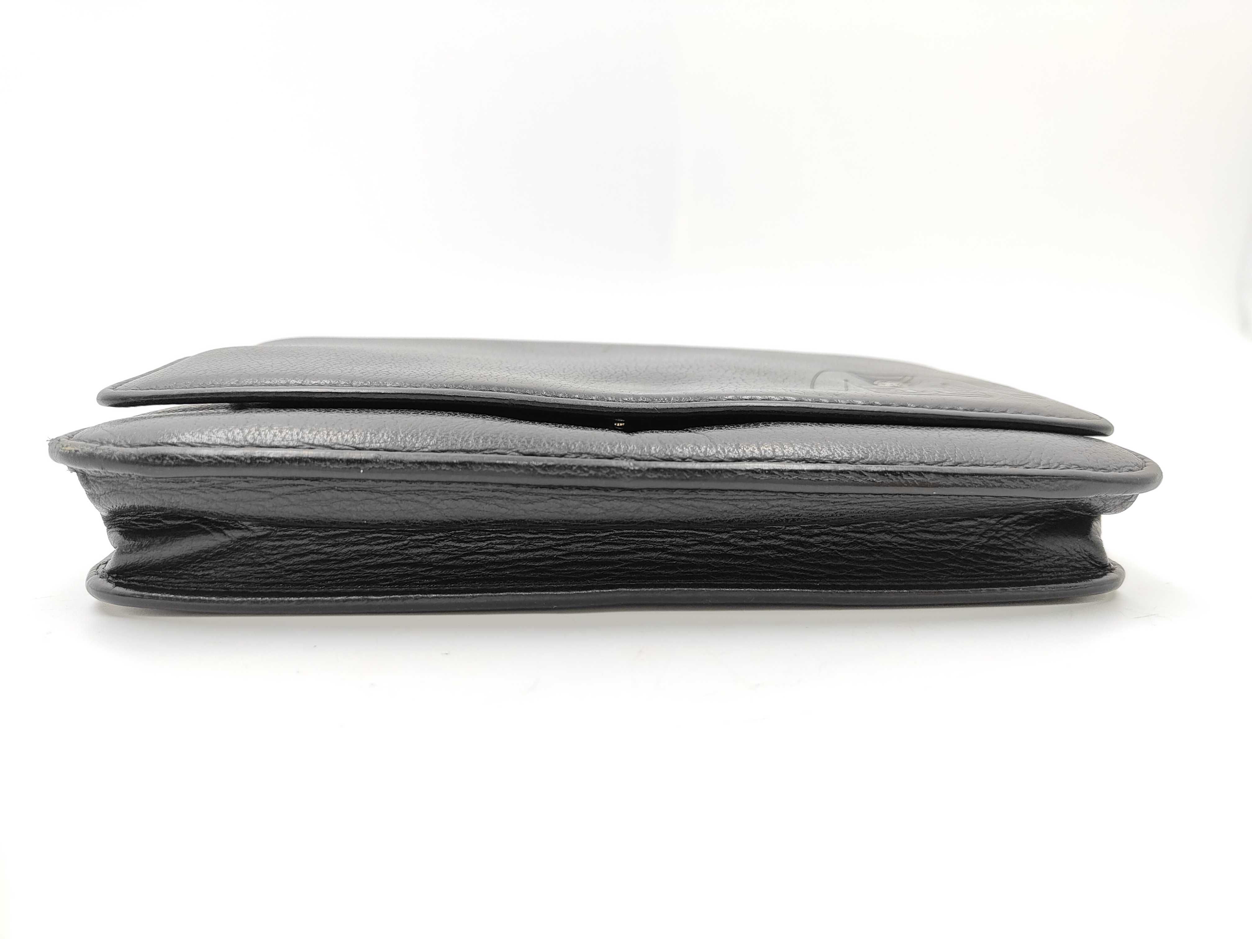 Coco Jacket Chain Wallet, Series 14, Leather, Black Shoulder Bag — view 8