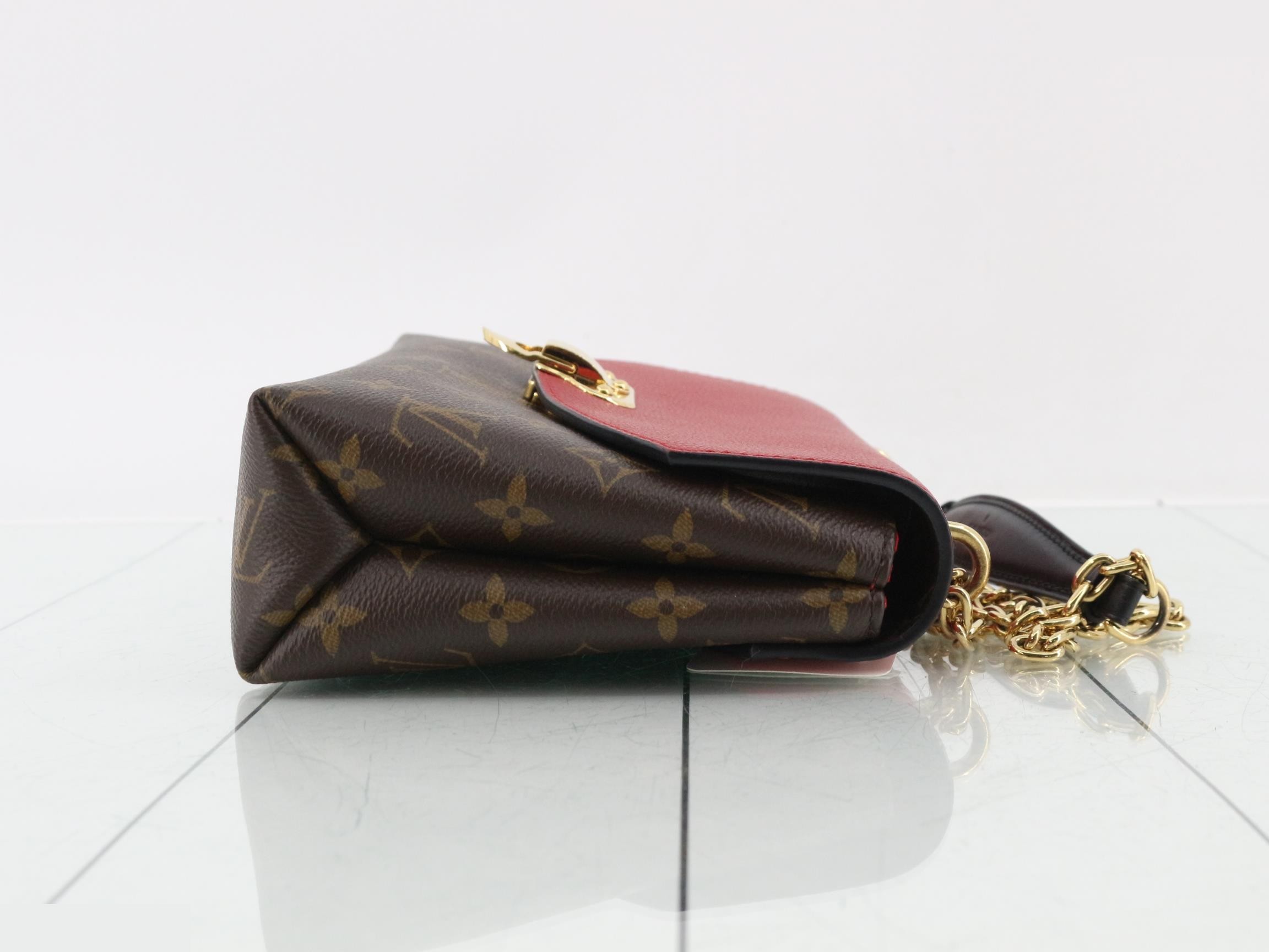 Monogram Saint Placido Cerise Shoulder Bag — view 3