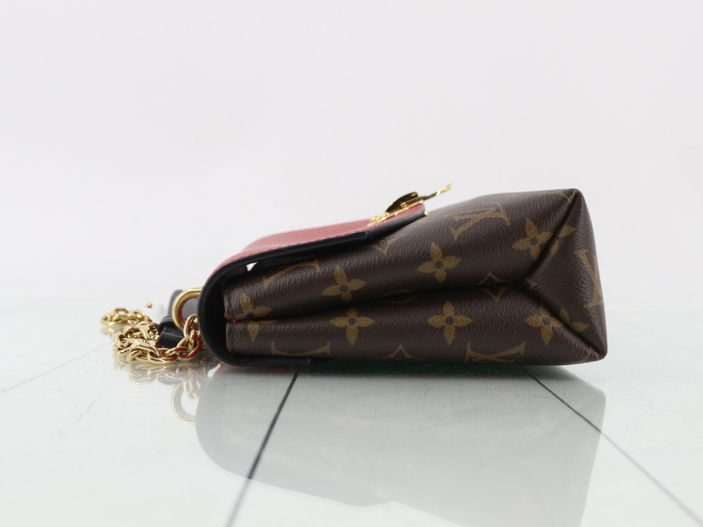Monogram Saint Placido Cerise Shoulder Bag — view 4