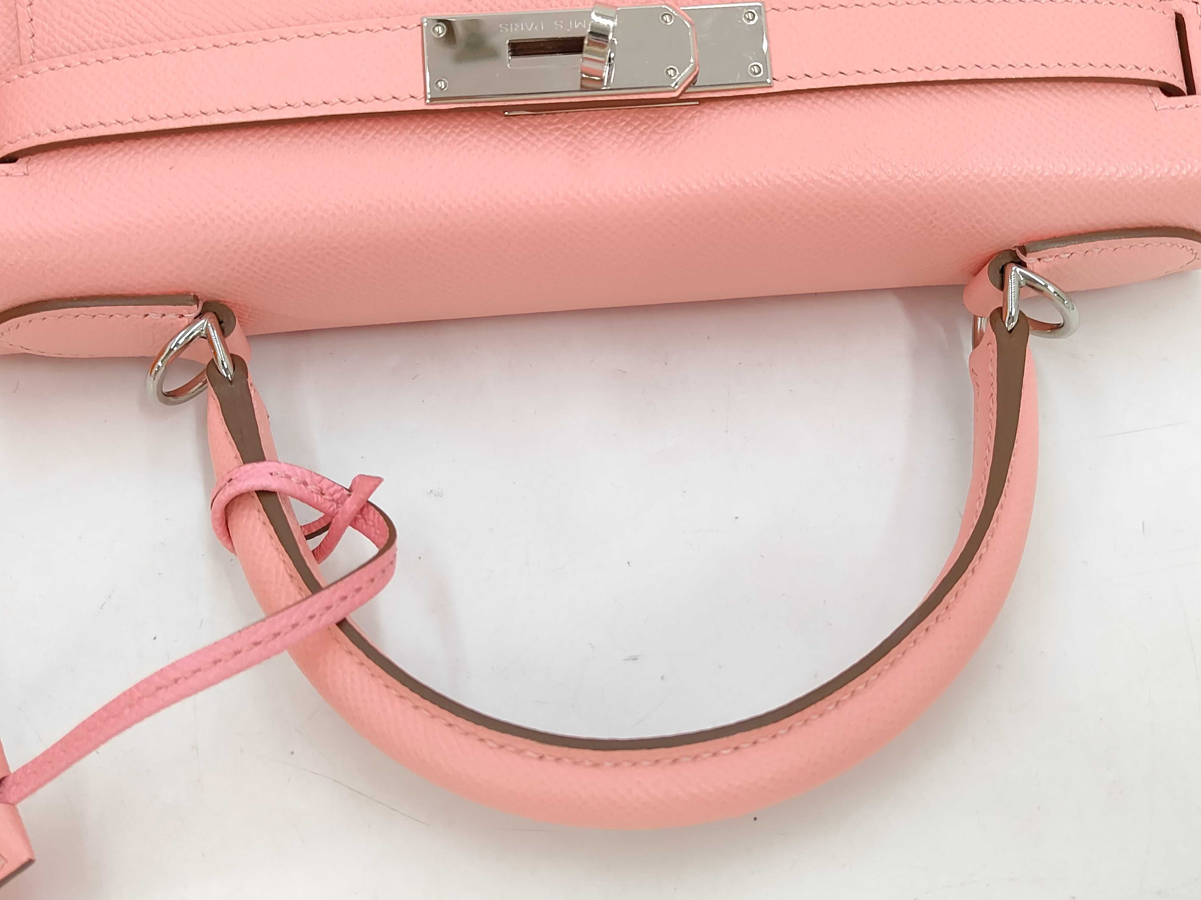 Kelly 28 Y stamp Rose Confetti Silver Hardware Tote Bag — view 5