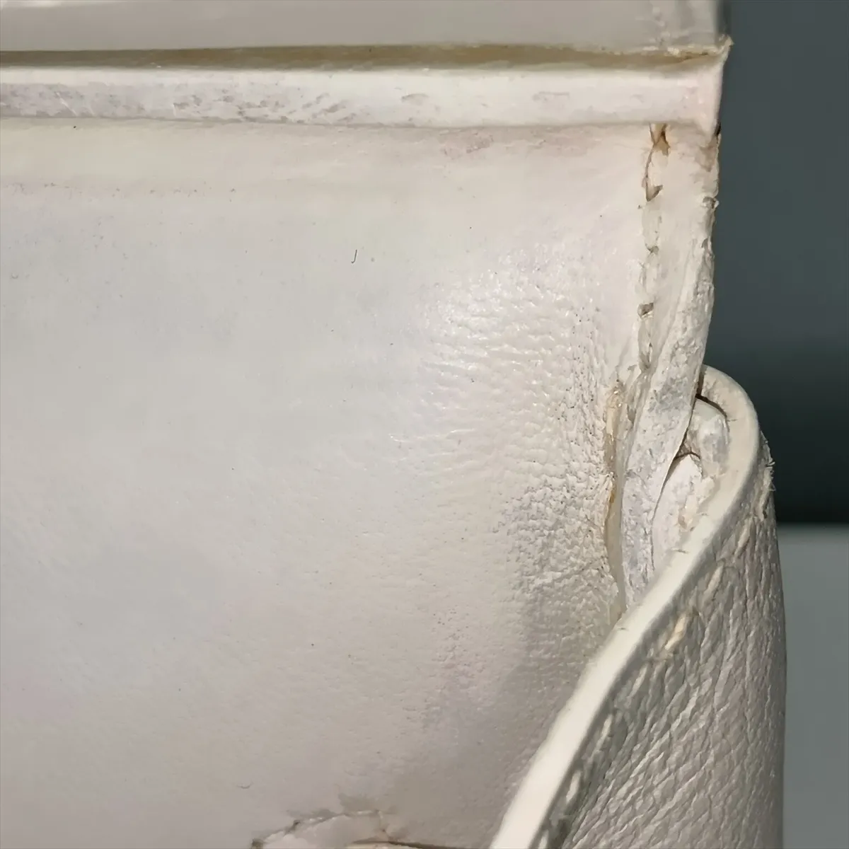 [Individually packaged] Hermes Birkin 35 Retourne Veau Gulliver White Silver Hardware A: 1997 — view 13