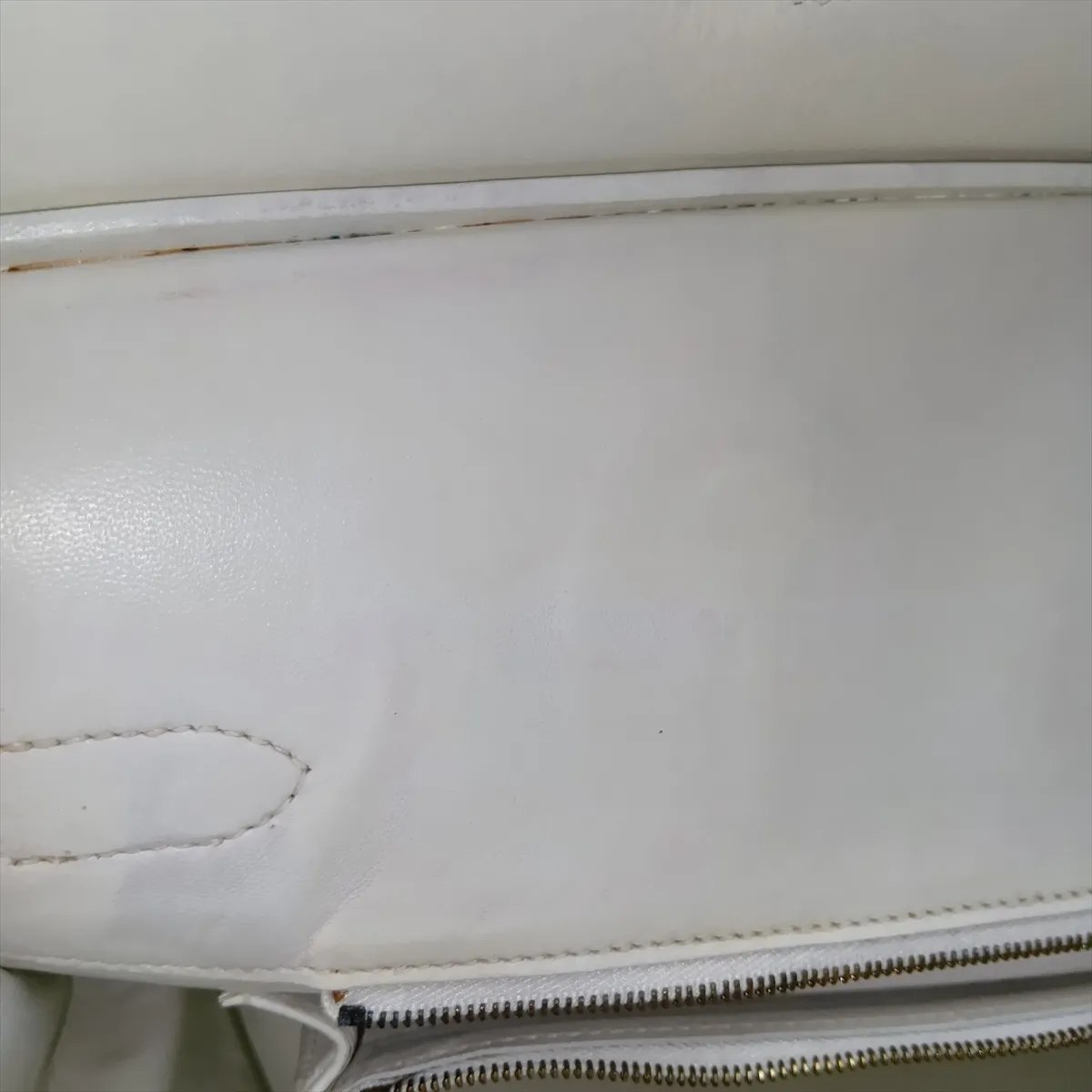[Individually packaged] Hermes Birkin 35 Retourne Veau Gulliver White Silver Hardware A: 1997 — view 14