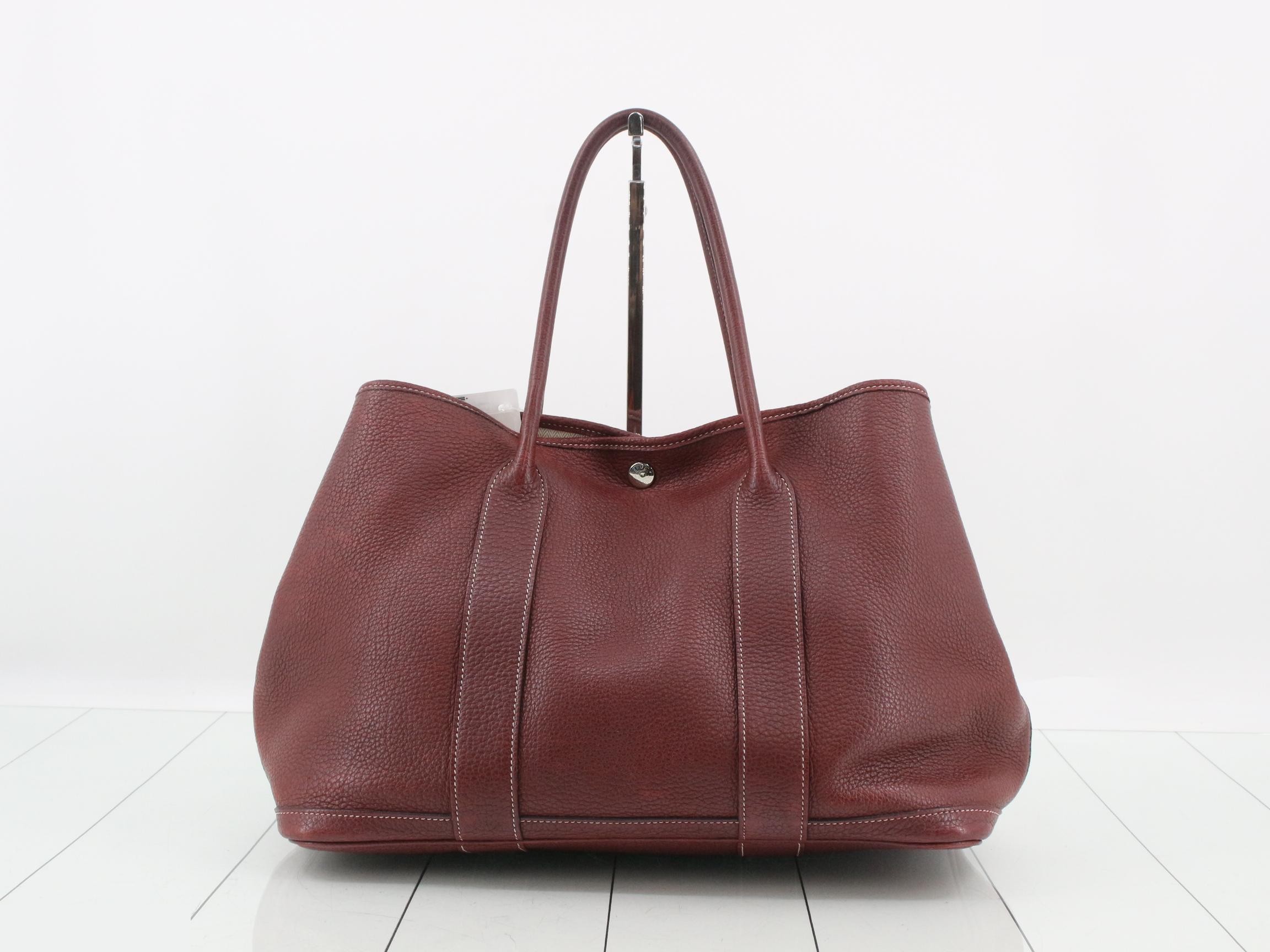 Garden Party PM Leather Tote Bag ( P stamp) — view 2