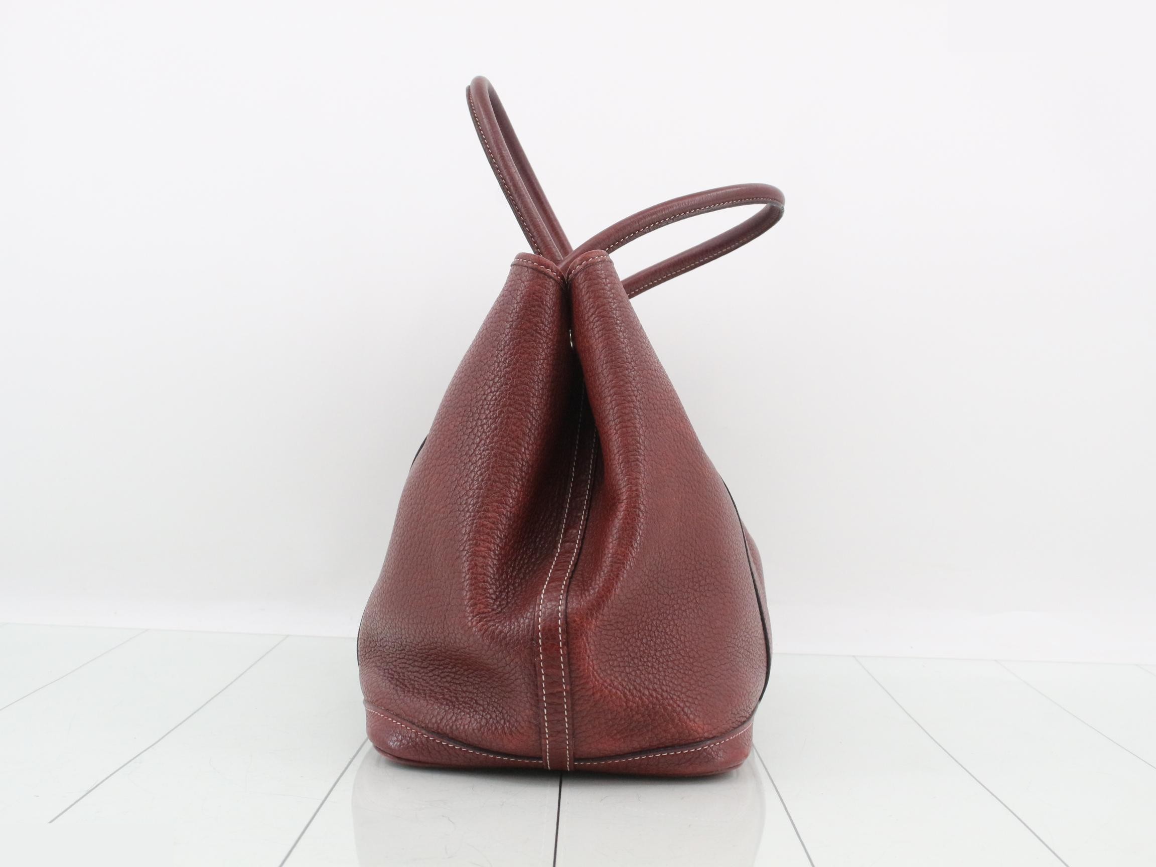Garden Party PM Leather Tote Bag ( P stamp) — view 3