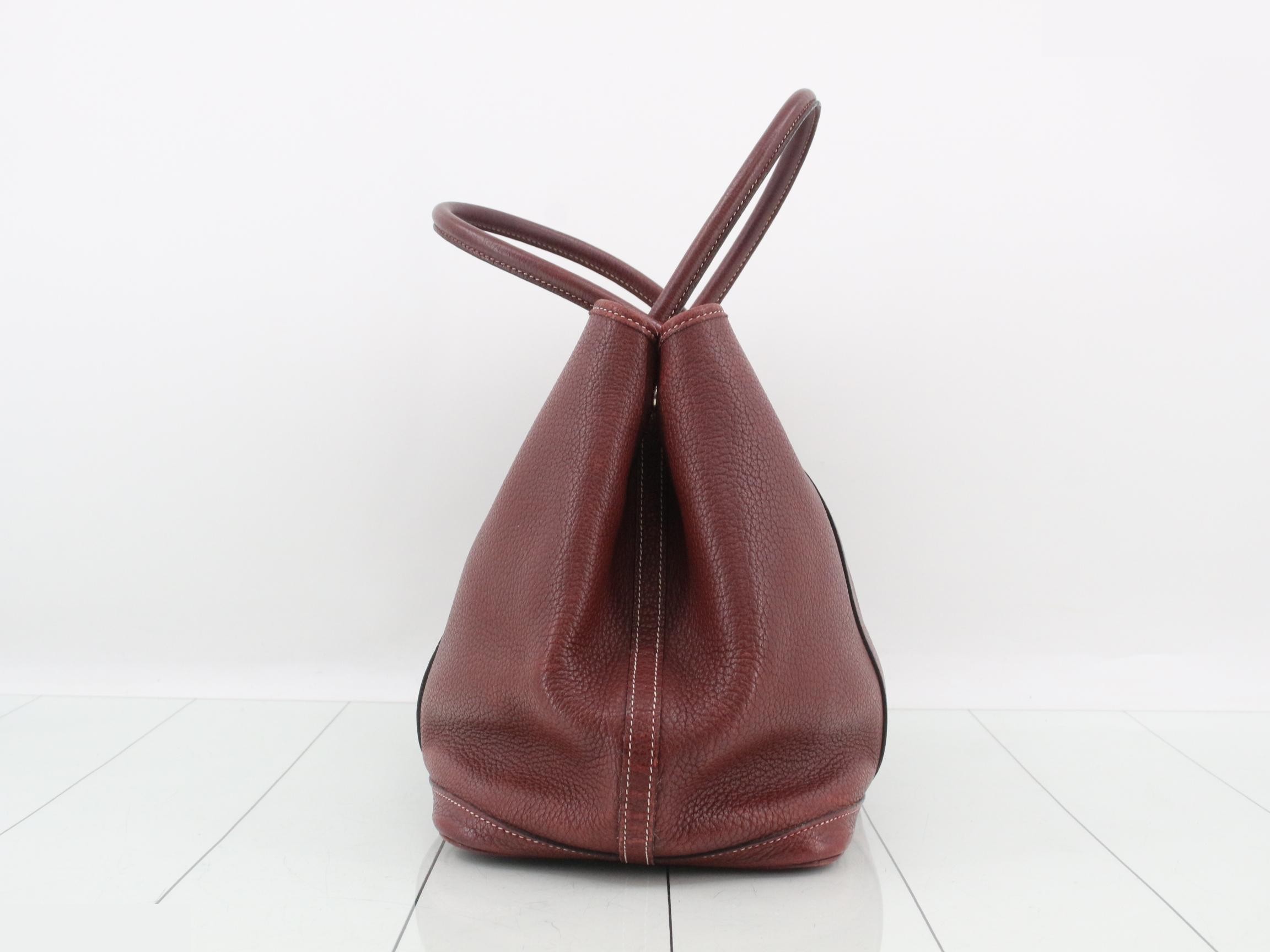 Garden Party PM Leather Tote Bag ( P stamp) — view 4