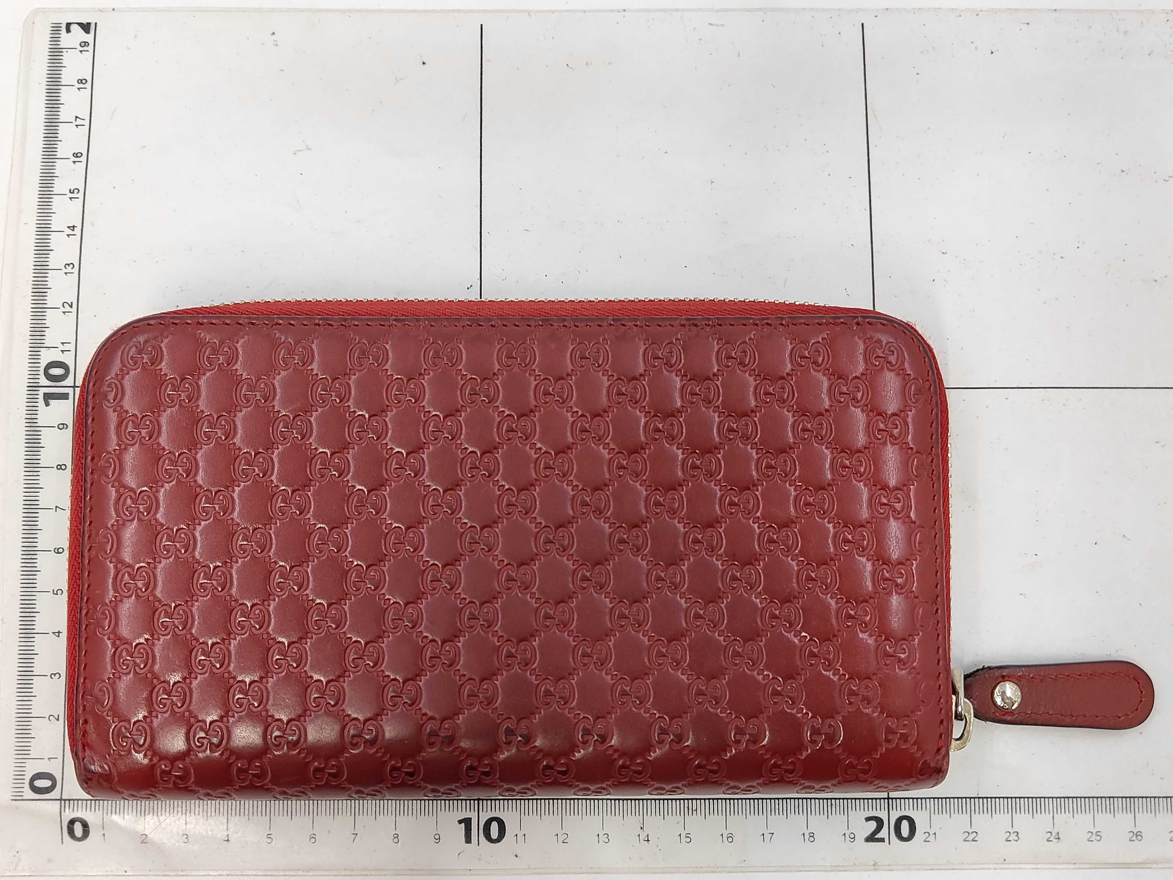 Microguccissima Round Zip Long Wallet, Leather, Box Included — view 2