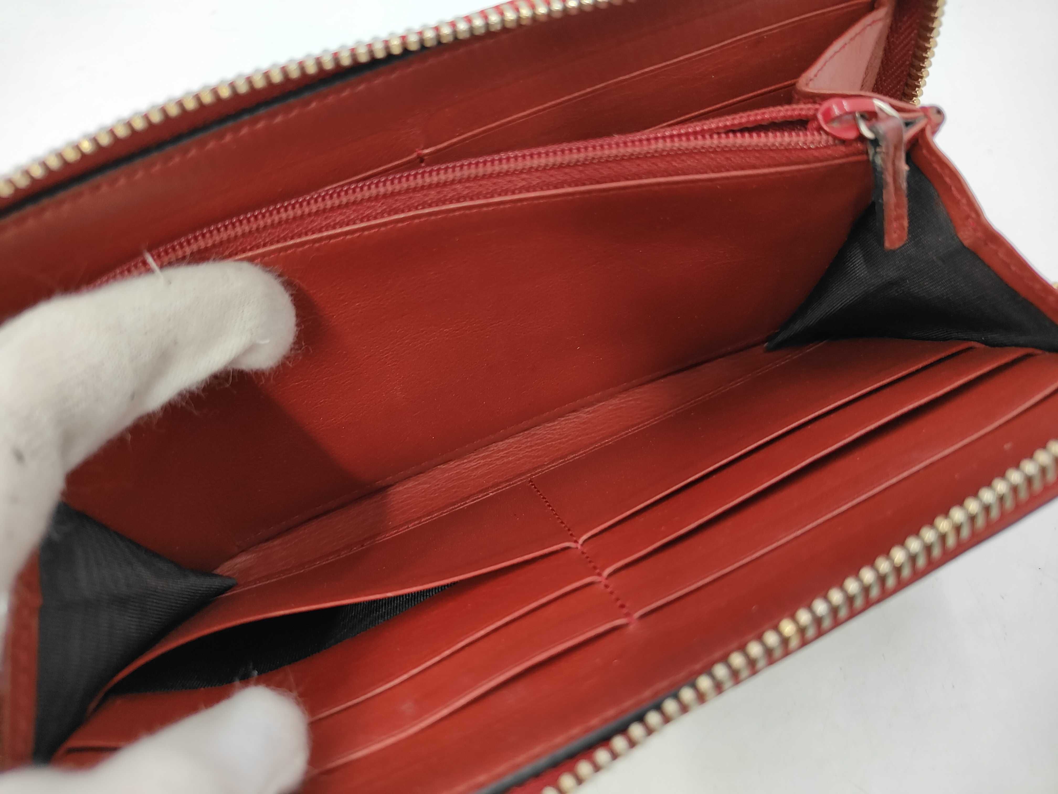 Microguccissima Round Zip Long Wallet, Leather, Box Included — view 6