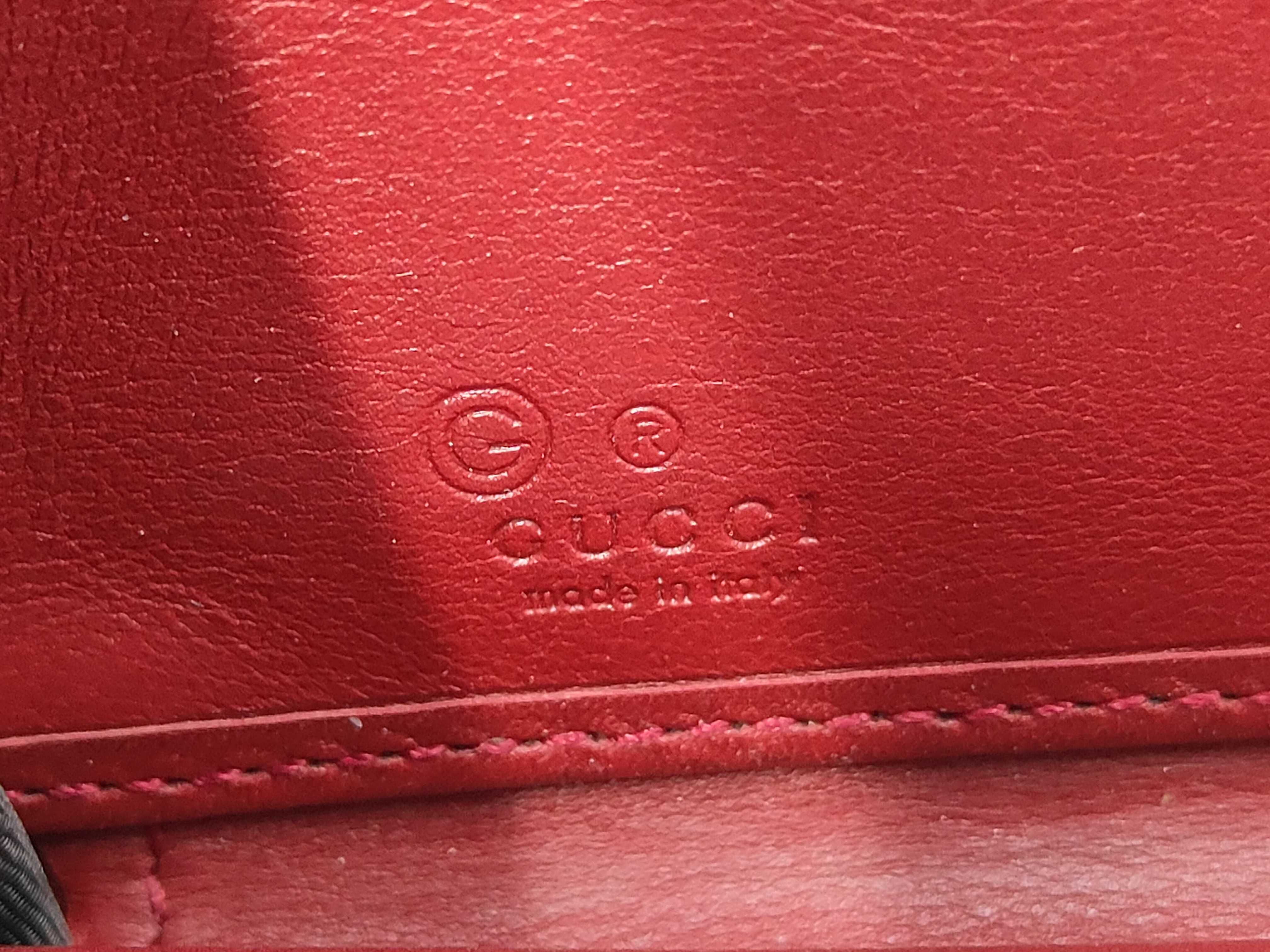Microguccissima Round Zip Long Wallet, Leather, Box Included — view 7