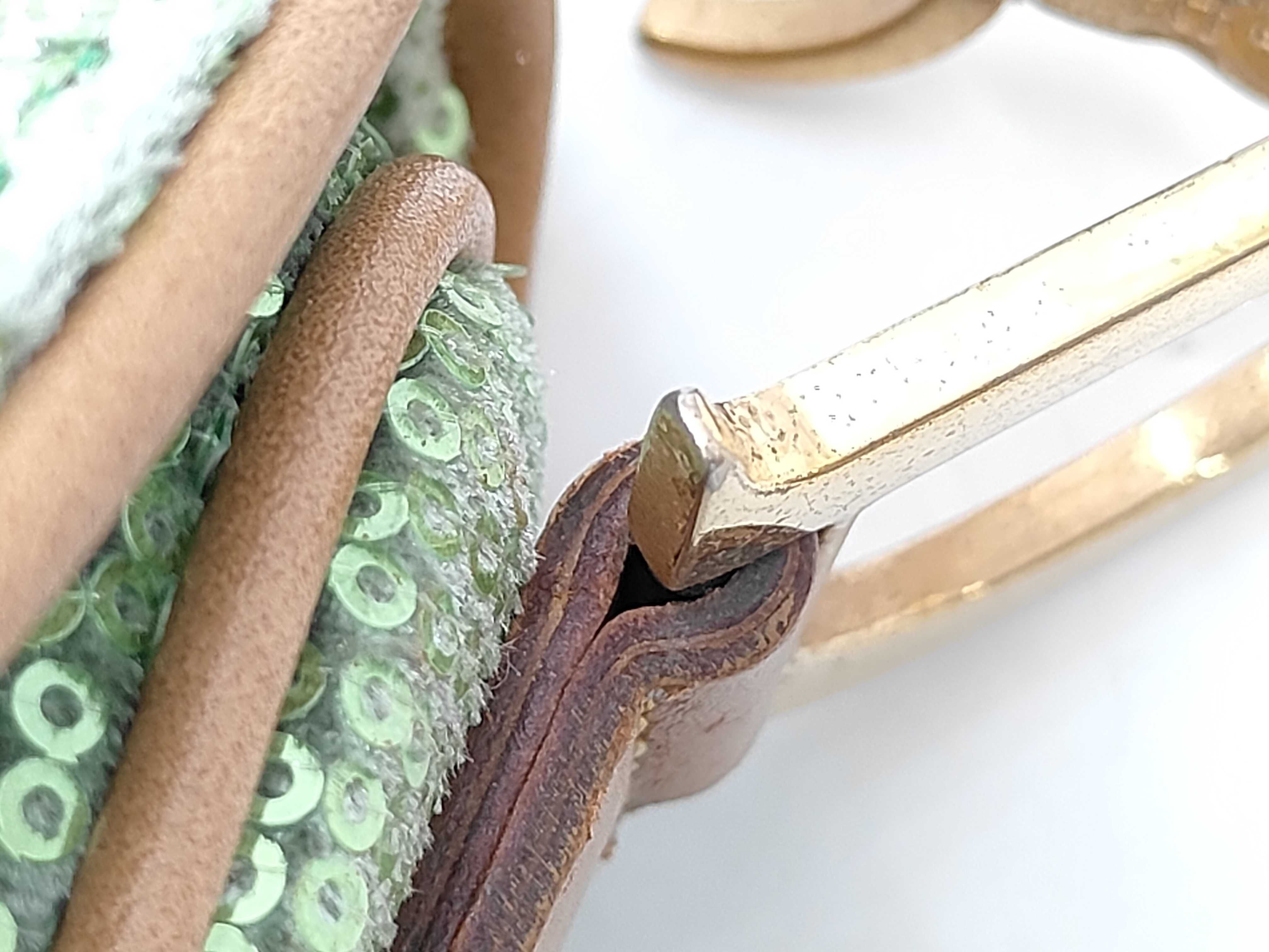 Saddle Bag Sequin Handbag — view 5