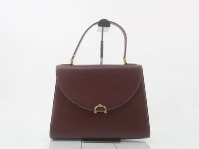 Must Line Leather Handbag, Bordeaux